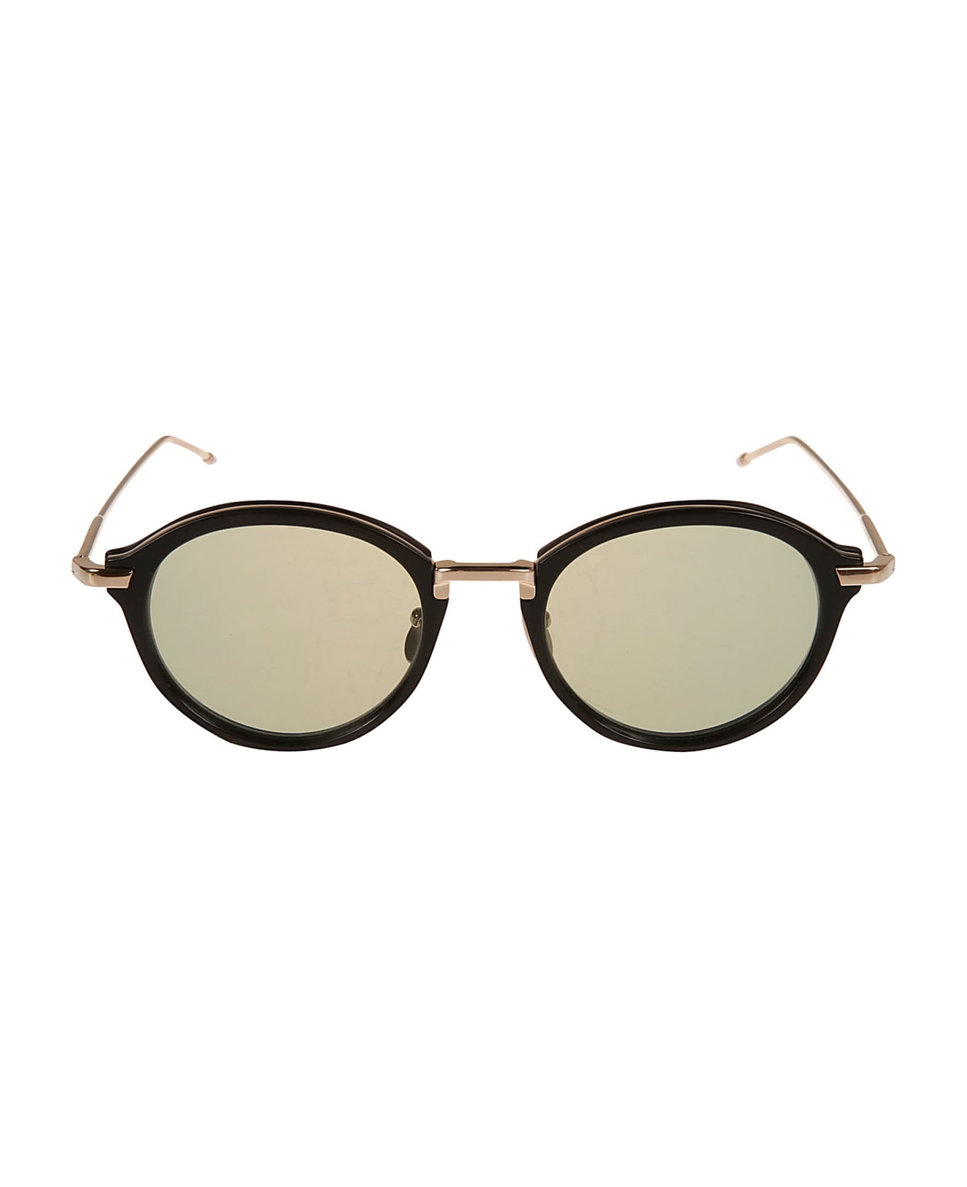 Thom Browne Classic Round Frame Sunglasses - Black