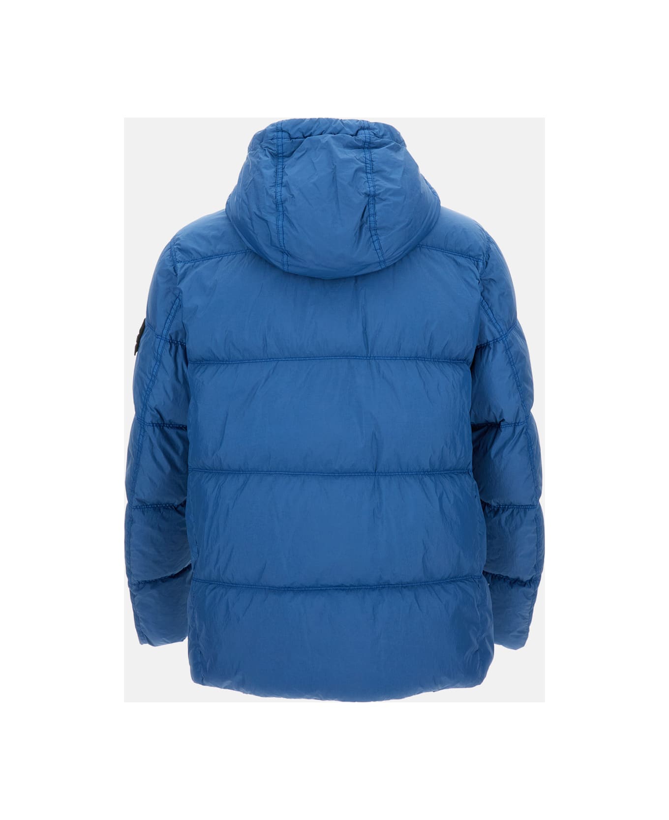 Stone Island Down Jacket With Recycled Nylon - Grey