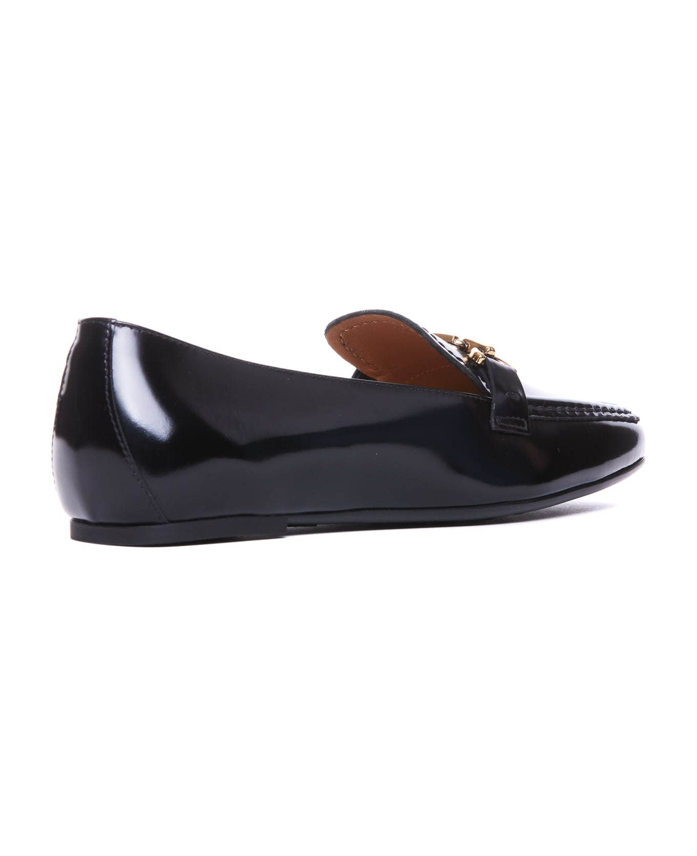 Tod's Leather Loafers With Horsebit - Black