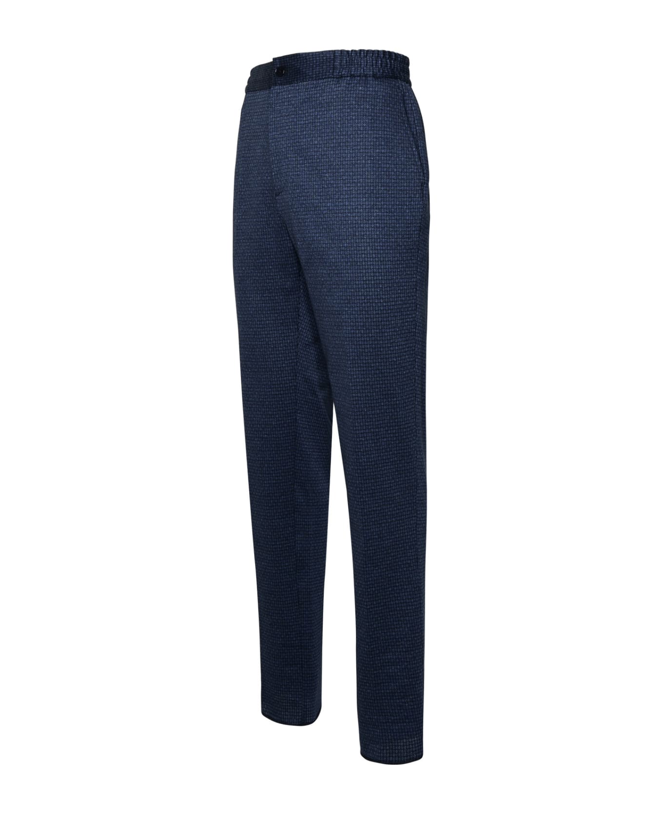 Etro Blue Cotton Pants - Blue