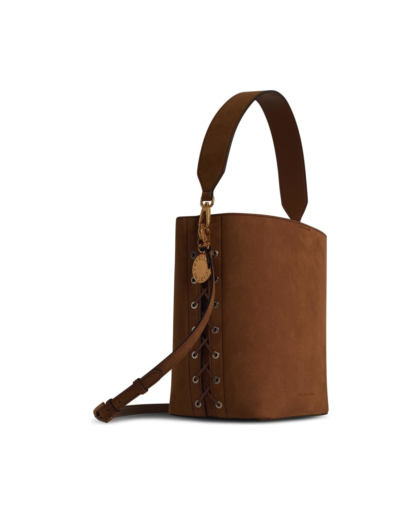 Stella McCartney 
soft
 Brown Suede Crossbody Bag - Brown