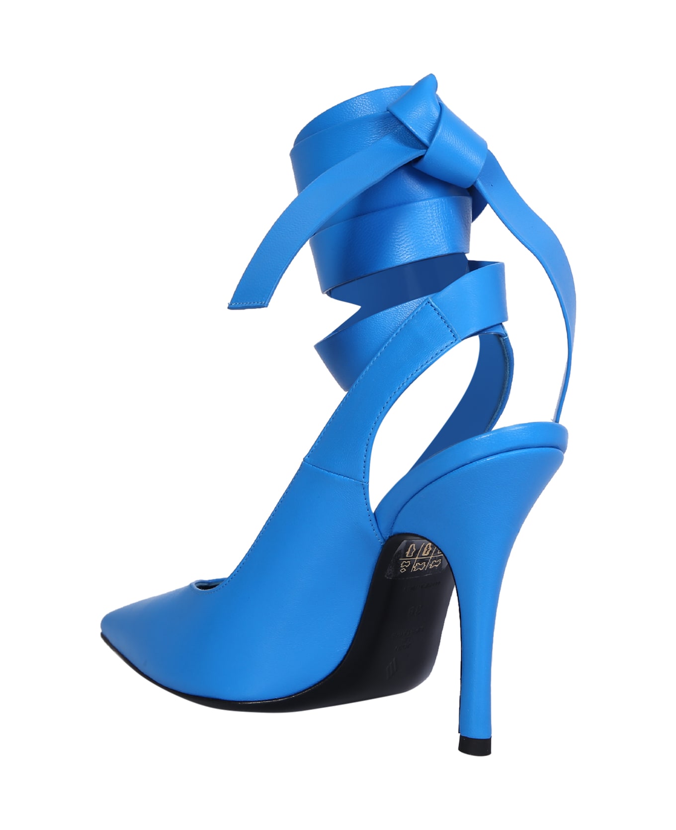 The Attico Slingback Venus Heel Shoes - Blue