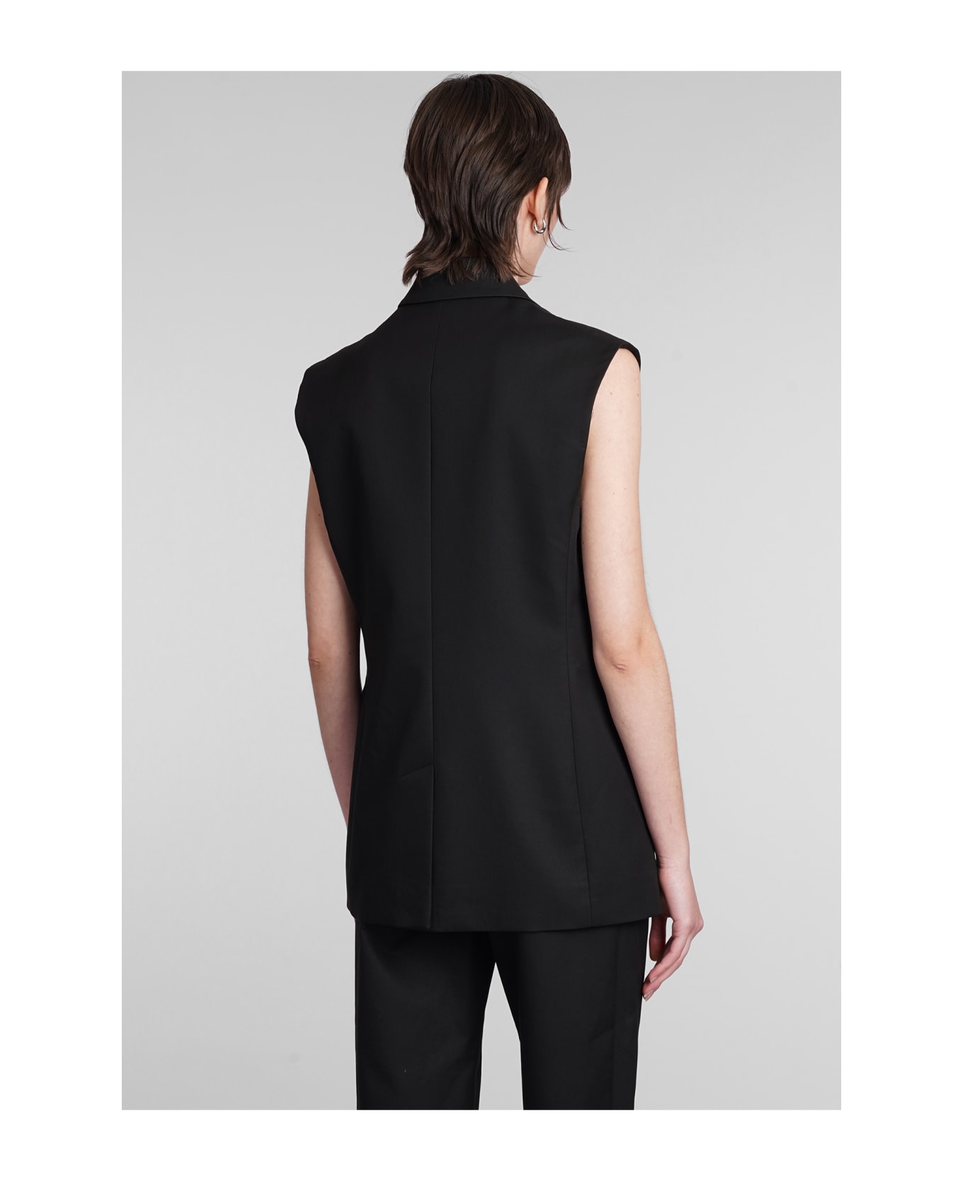 IRO Viria Vest In Black Cotton - black ベスト