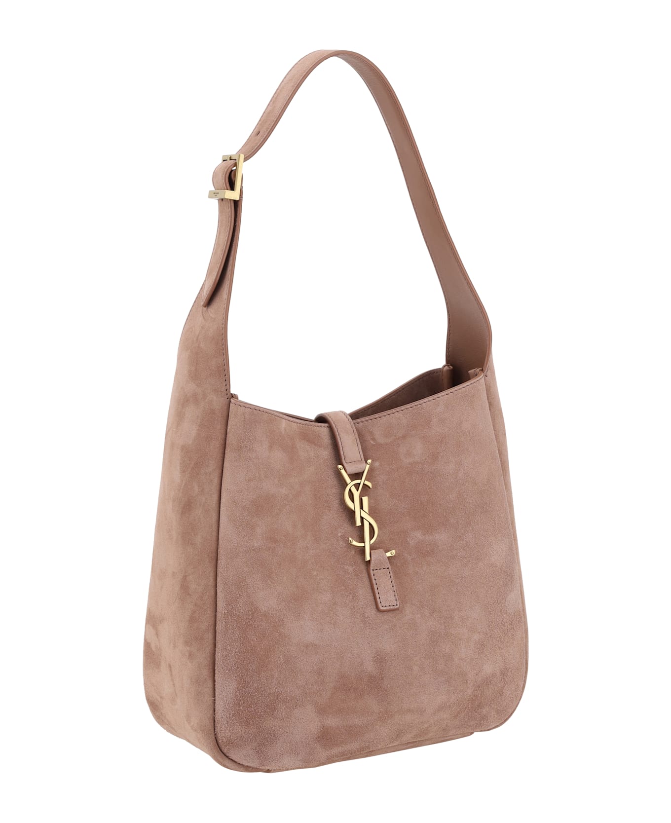 Saint Laurent Le 5 à 7 Suede Shoulder Bag