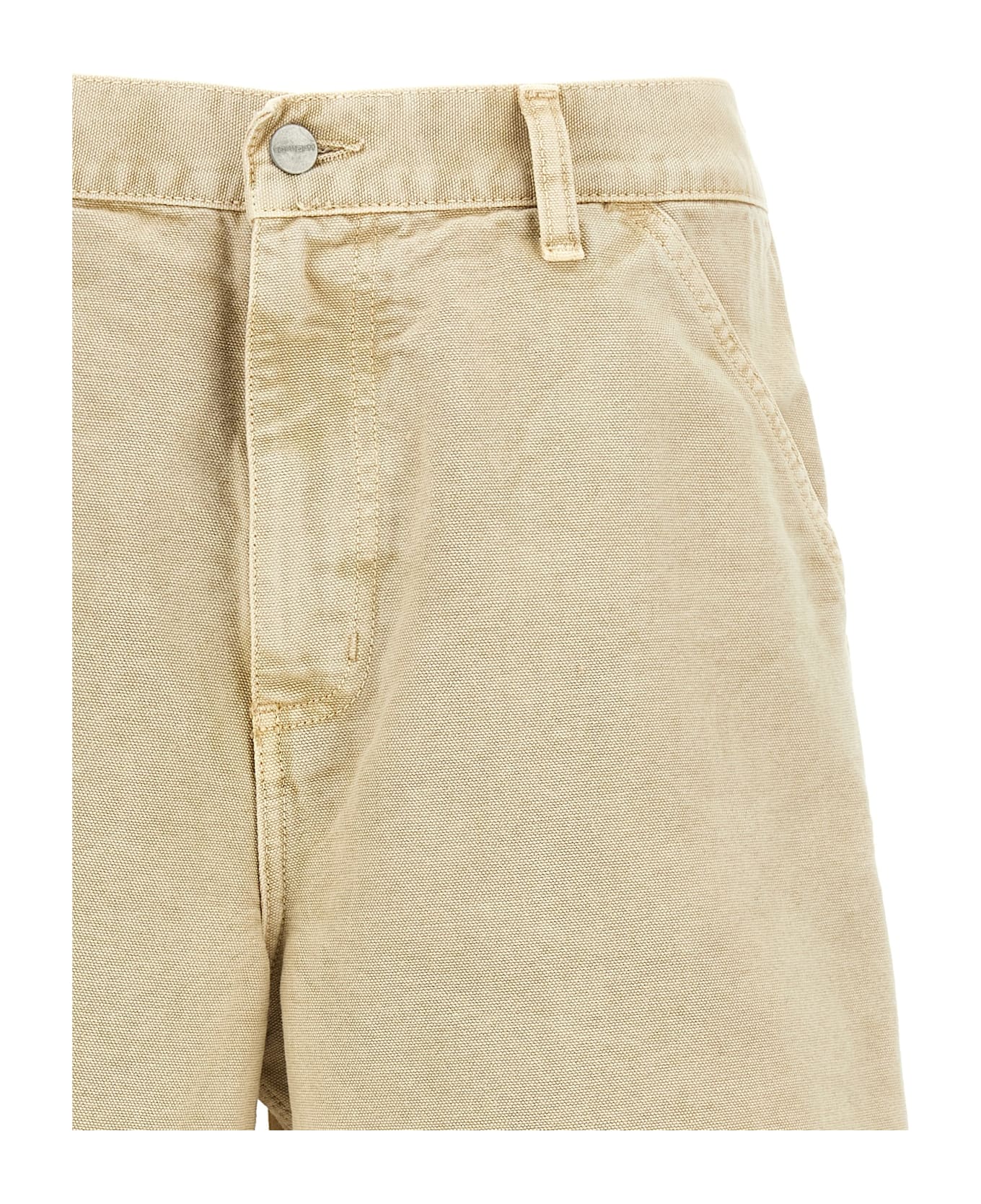 Carhartt 'single Knee' Bermuda Shorts - Beige