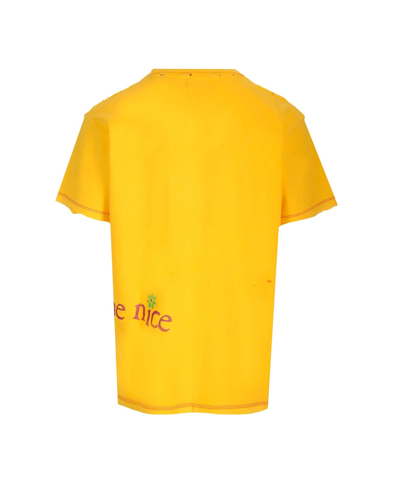 ERL 'venice' T-shirt - Yellow シャツ