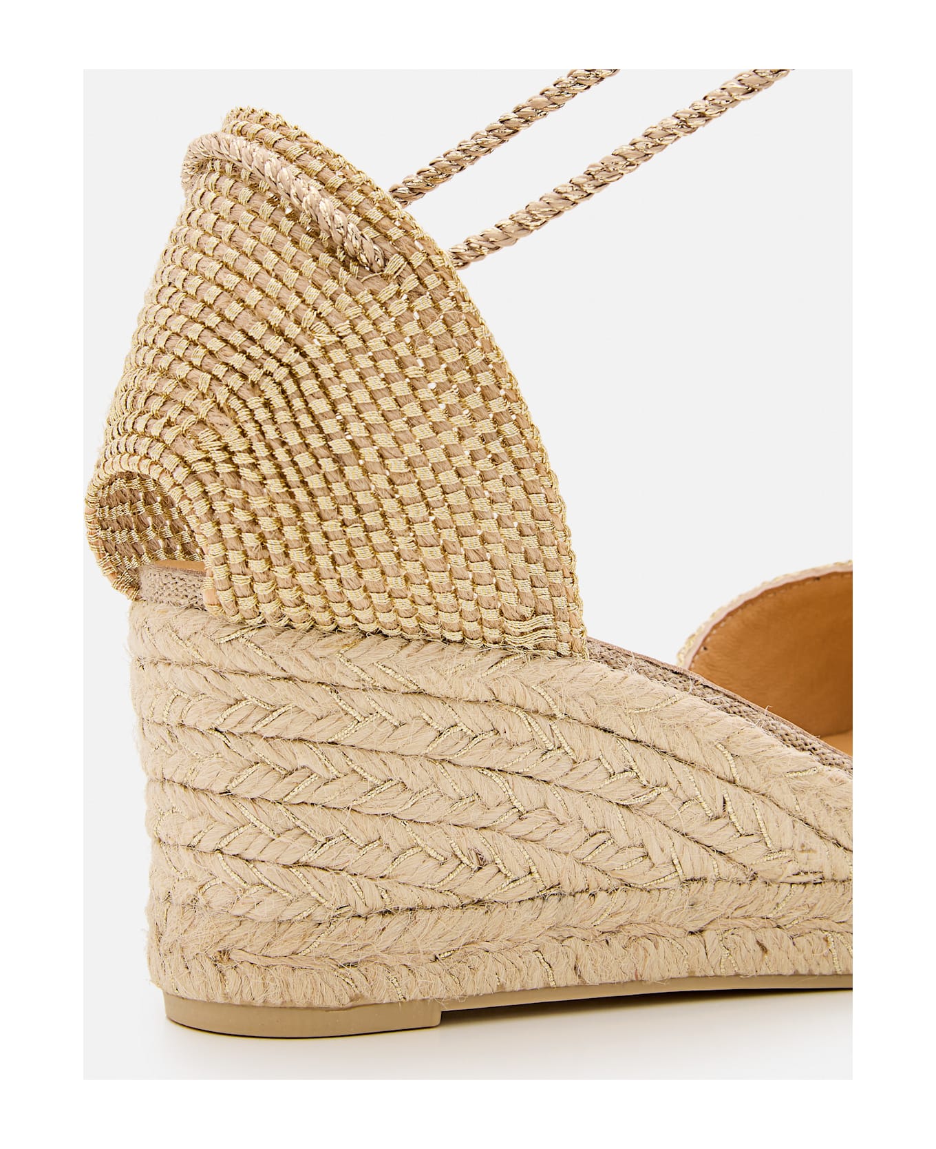 Castañer Espadrillas Wedge - Oro