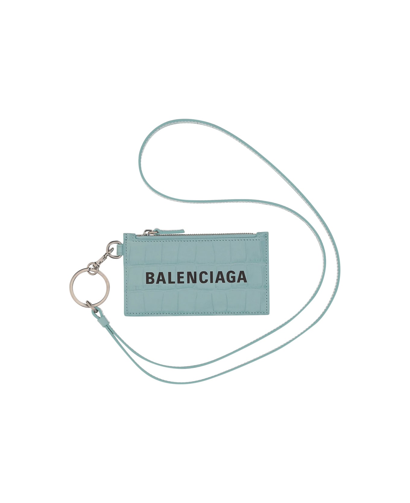 Balenciaga Wallet - Green Aqua/l Black
