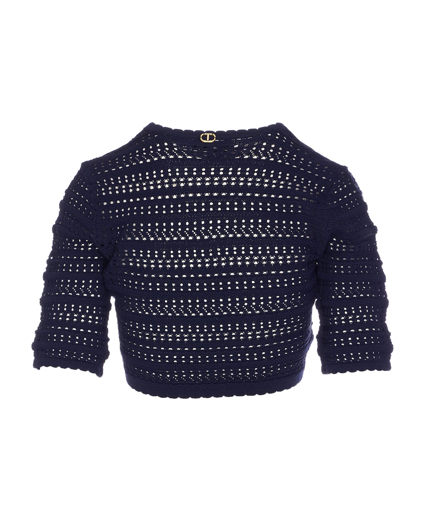 TwinSet Knitted Top - Blue
