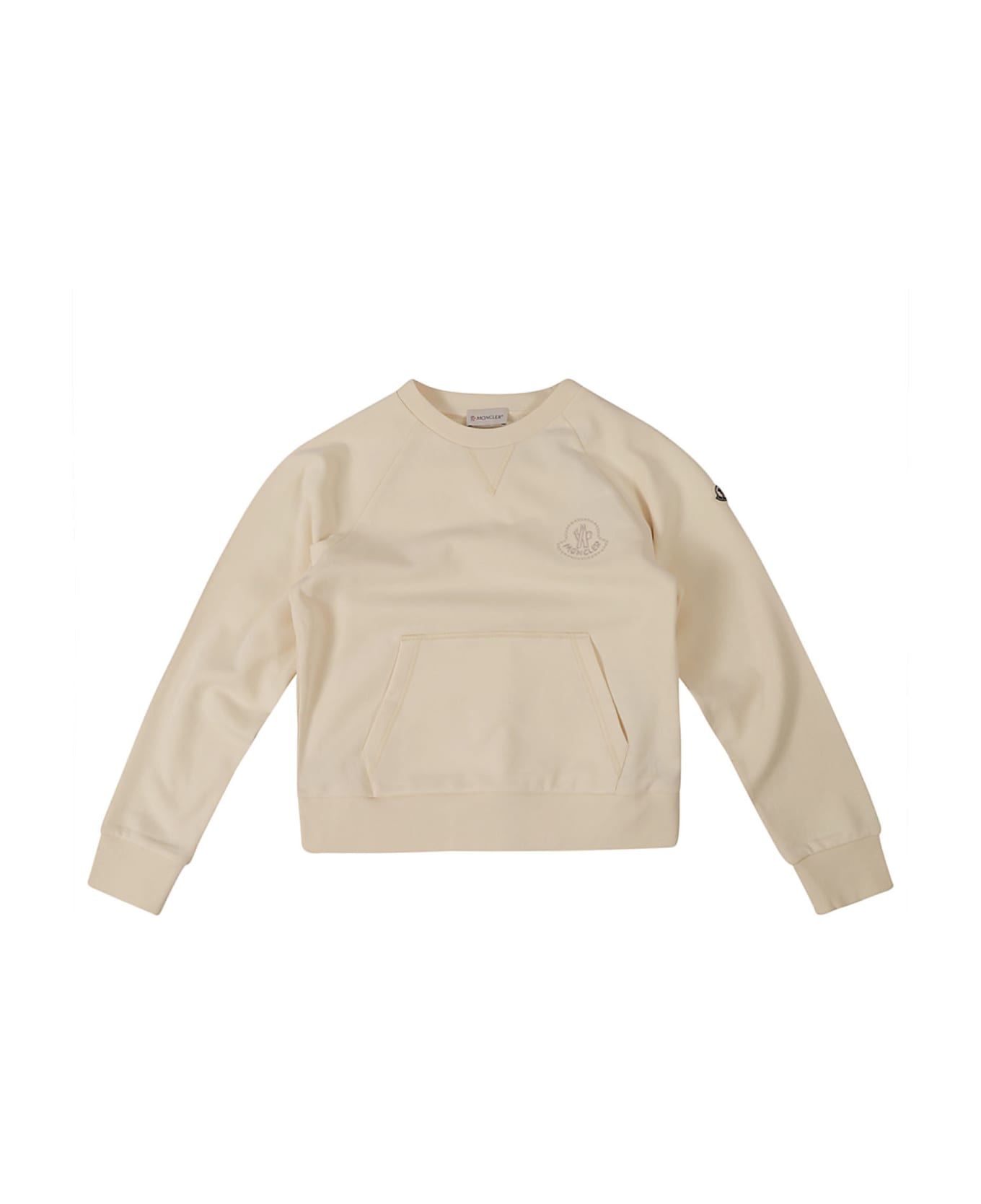 Moncler Logo Sweatshirt& Short Set - White ニットウェア＆スウェットシャツ