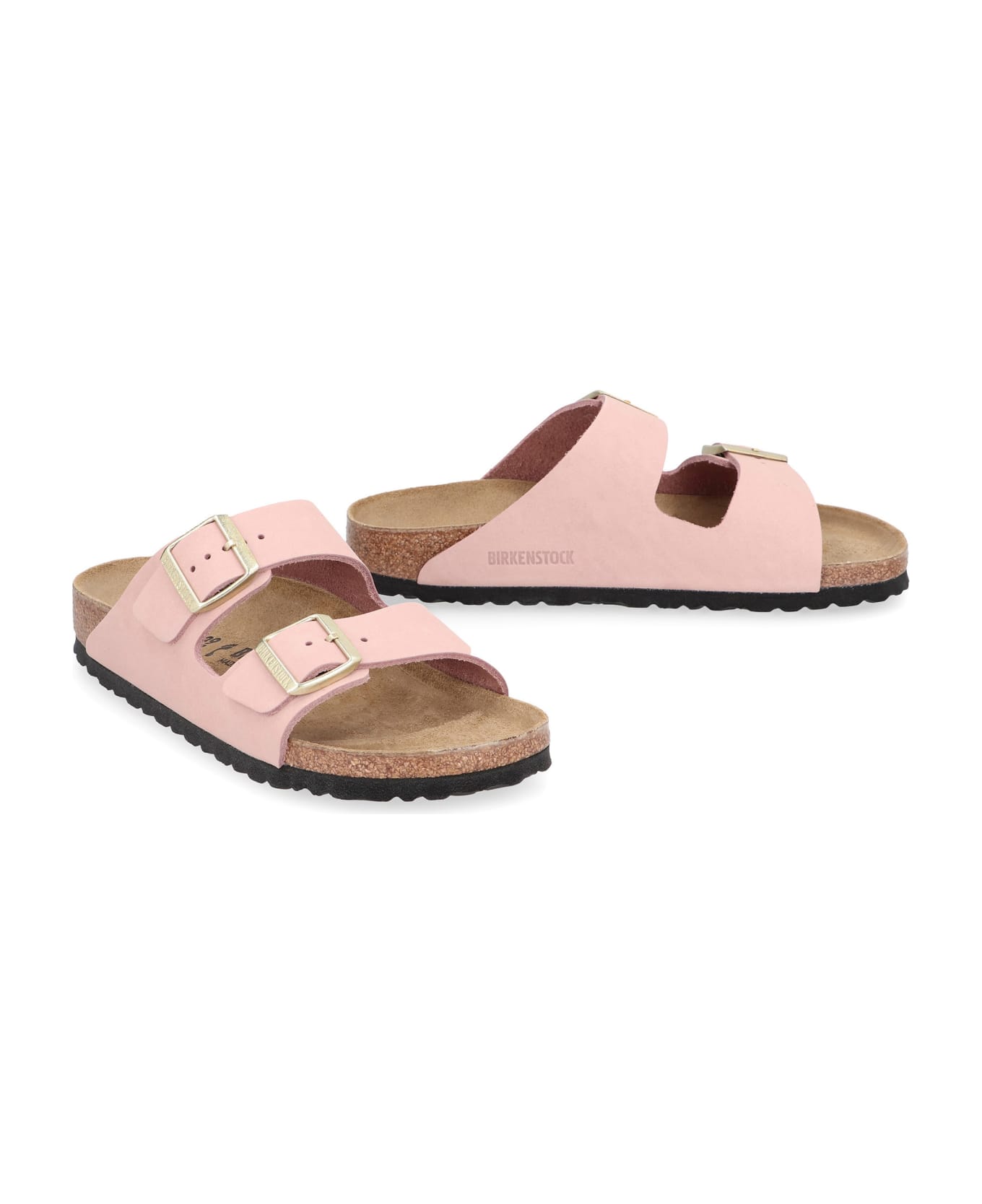 Birkenstock Arizona Leather Slides - Pink
