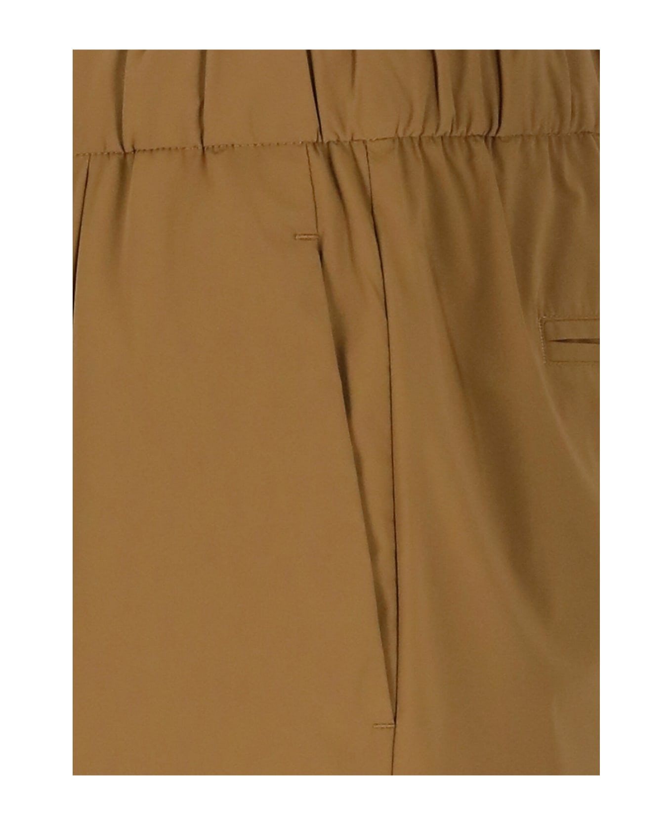 Herno Drawstring Straight-leg Trousers - Brown ボトムス