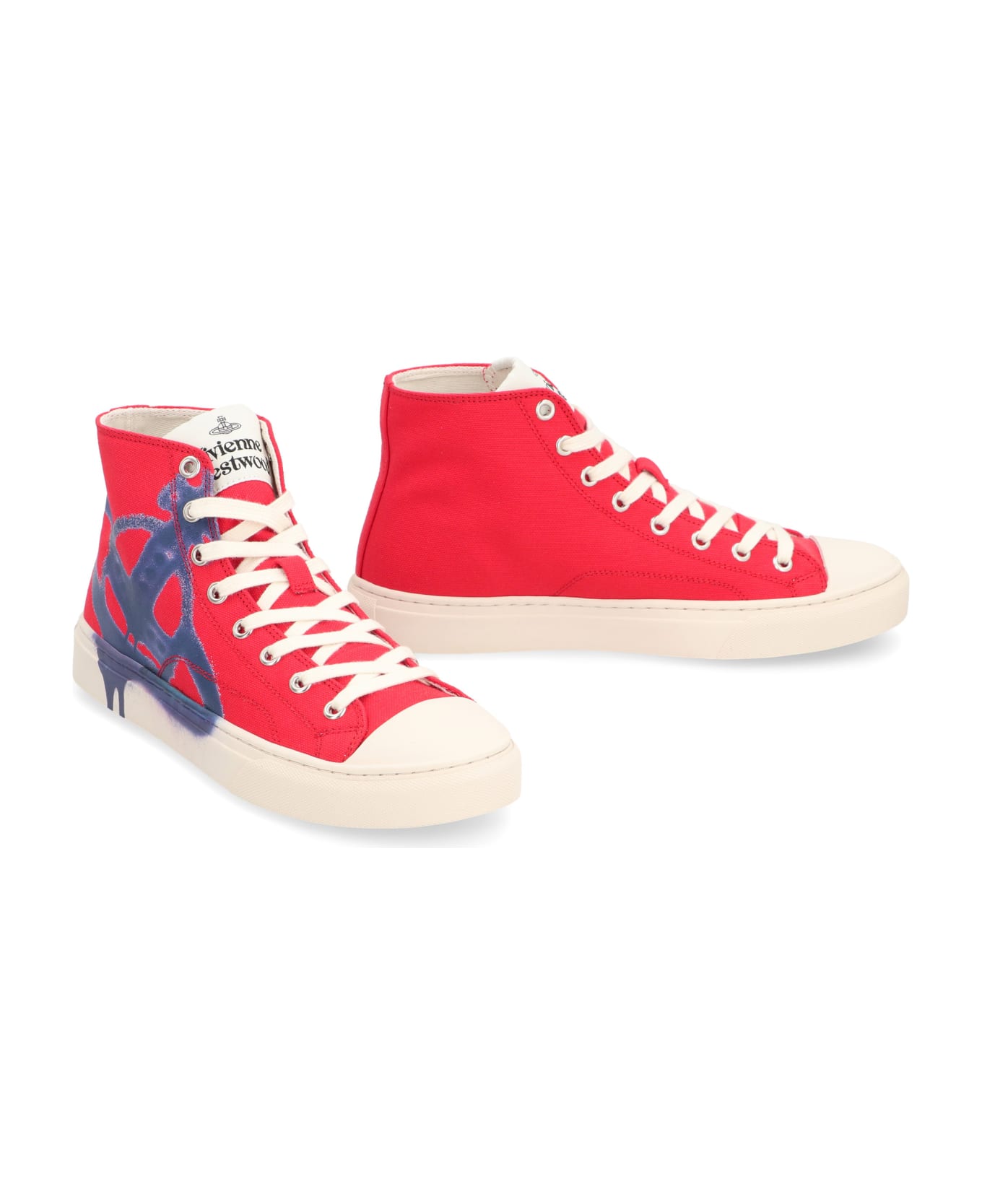 Vivienne Westwood Plimsoll High-top Sneakers - red