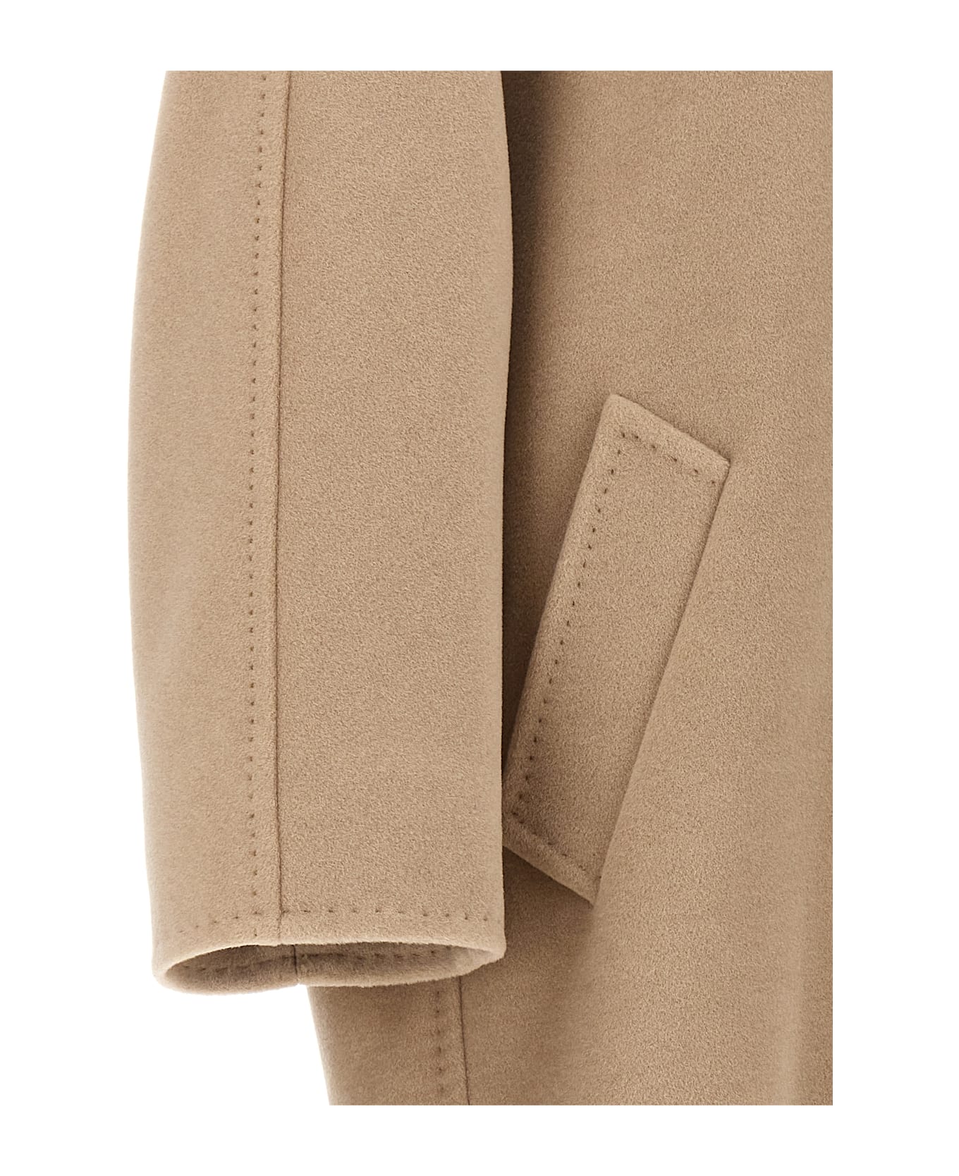 Max Mara '101801 Icon Coat' Coat - Ecru