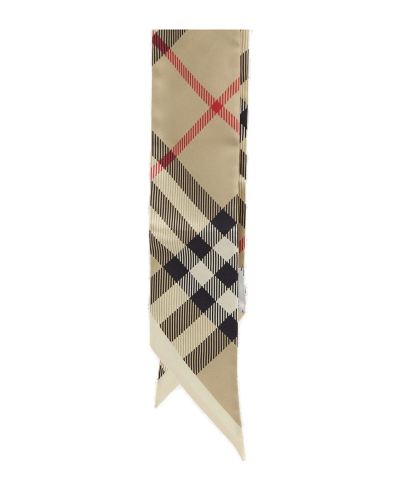 Burberry Check Pattern Pointed-tip Scarf - ARCHIVE BEIGE