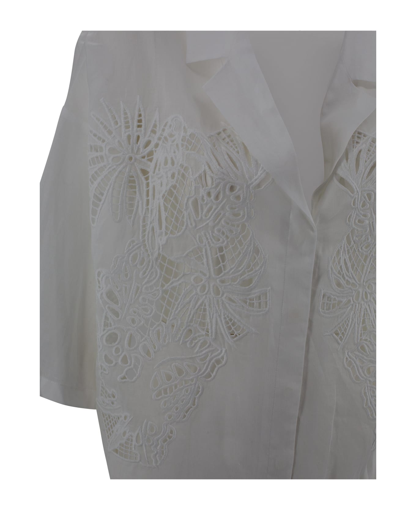Max Mara Studio Legno Blouse - White