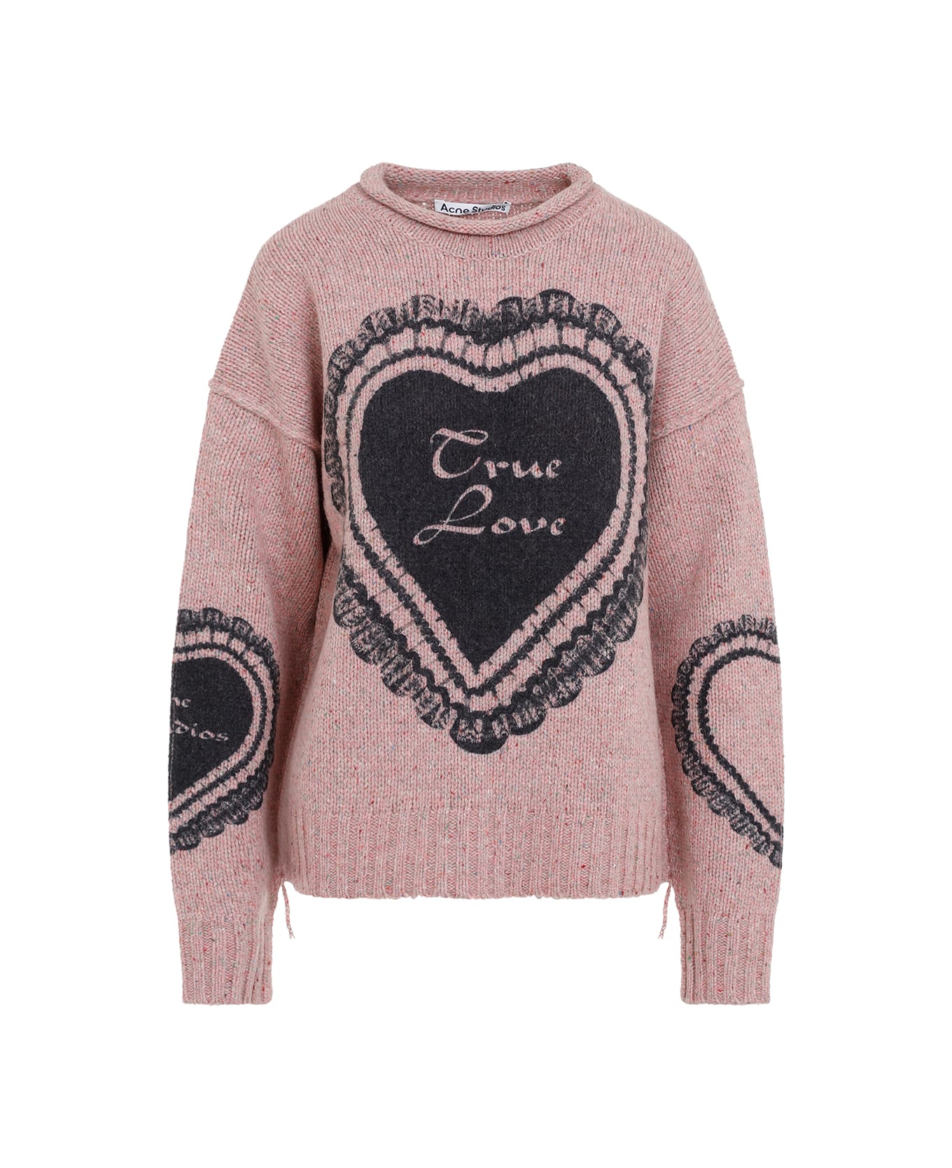 Acne Studios Virgin Wool Pullover - Coa Faded Pink