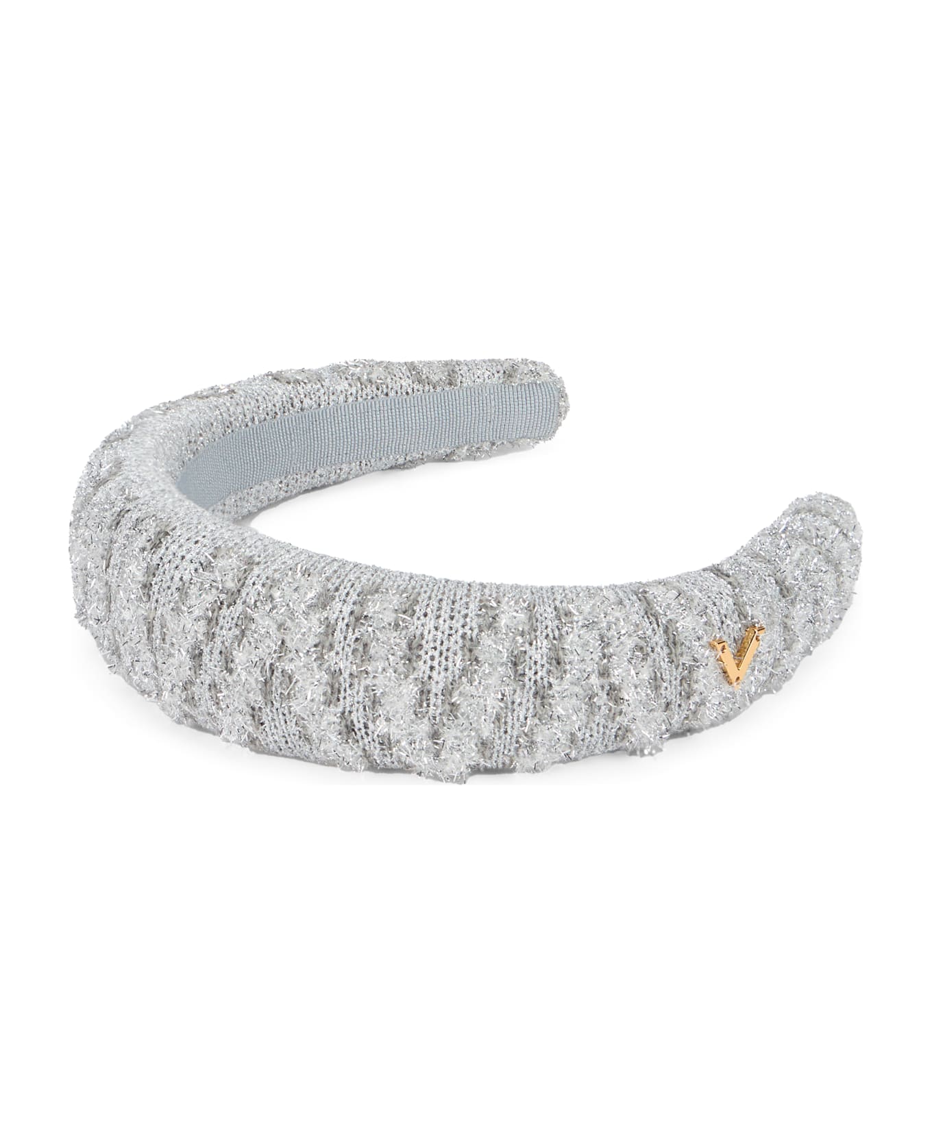 Valentino Garavani Knitted Headband - Silver