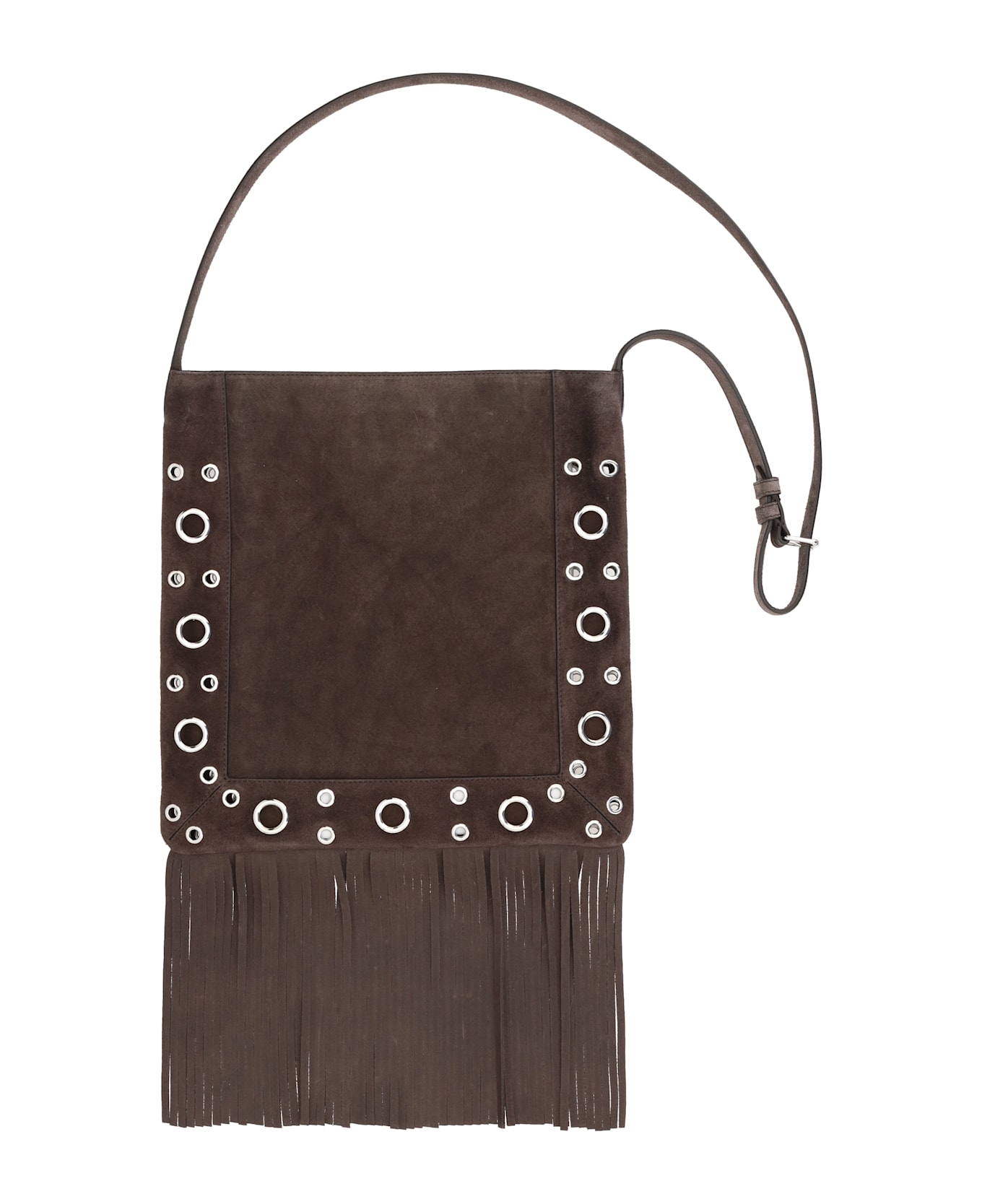 Valentino Garavani Suede Leather Shoulder Bag
