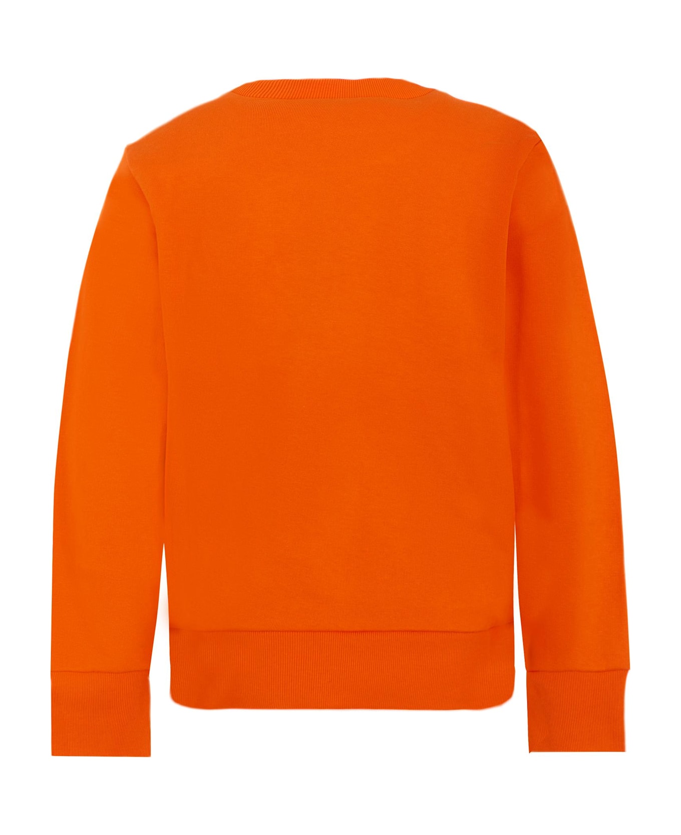 N.21 Orange Sweatshirt For Kids With Logo - Orange