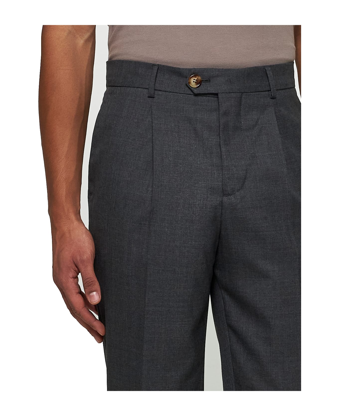 Brunello Cucinelli Pants - Grigio medio