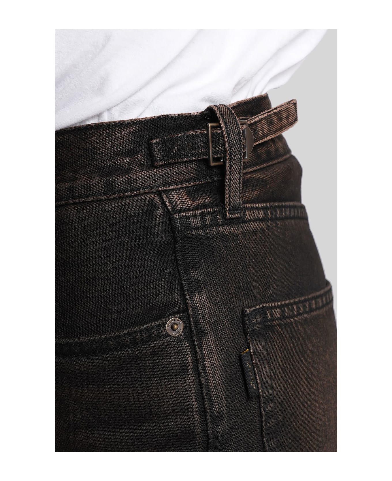 Haikure Logan Jeans In Brown Denim - brown