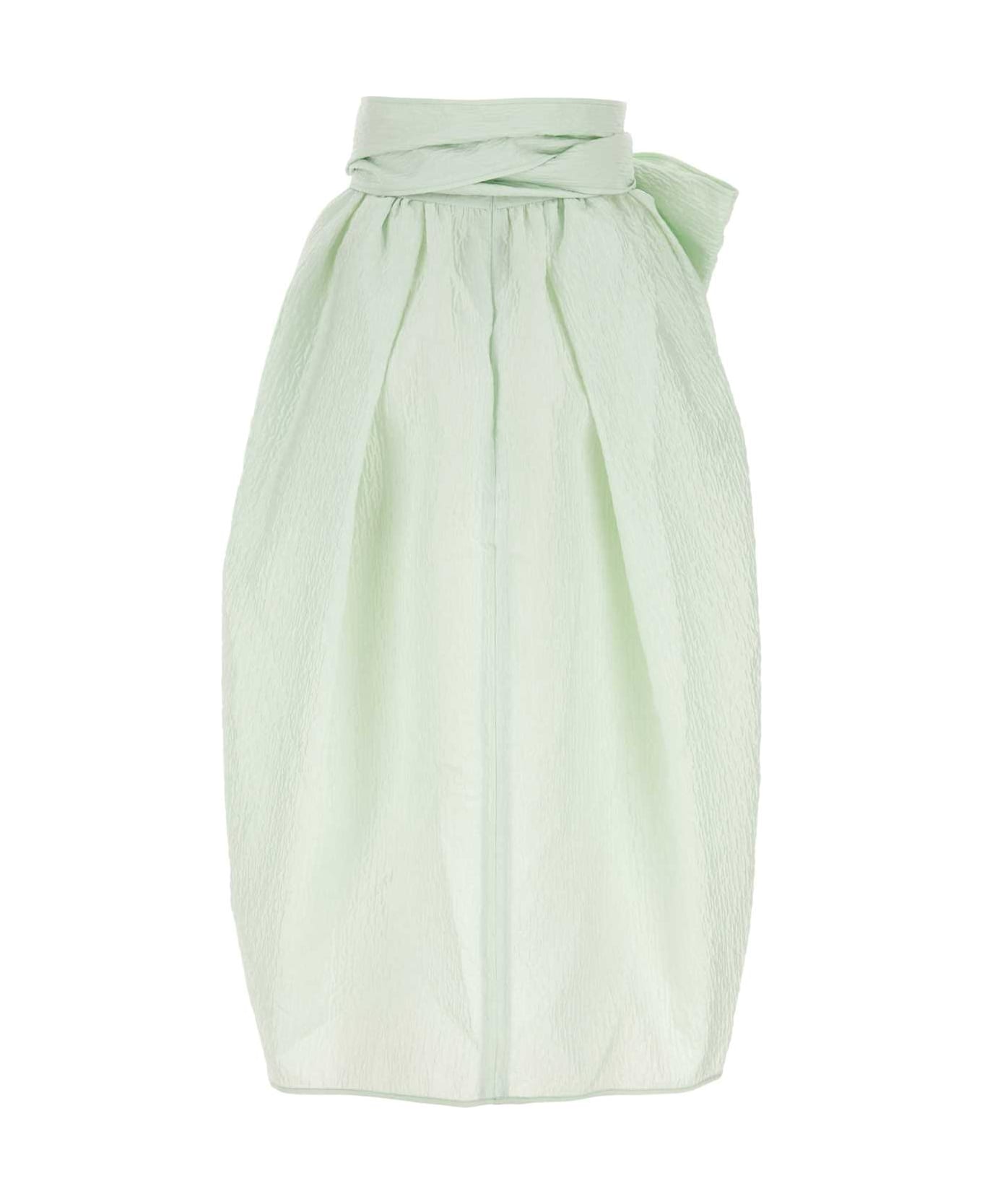 Cecilie Bahnsen Mint Green Polyester Blend Skirt - MINTGREEN
