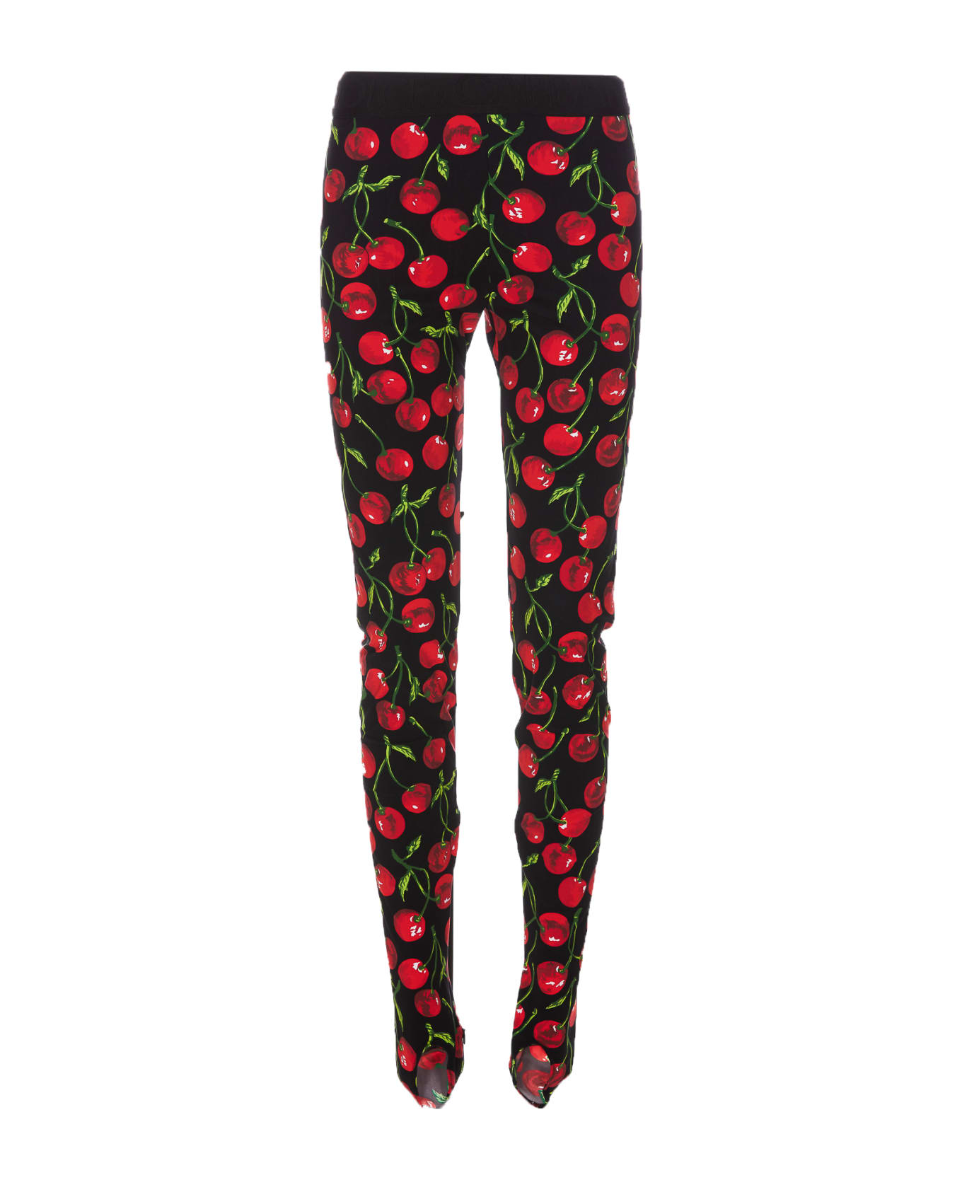 Dolce & Gabbana Cherry Print Leggings - Multicolor 靴下＆タイツ