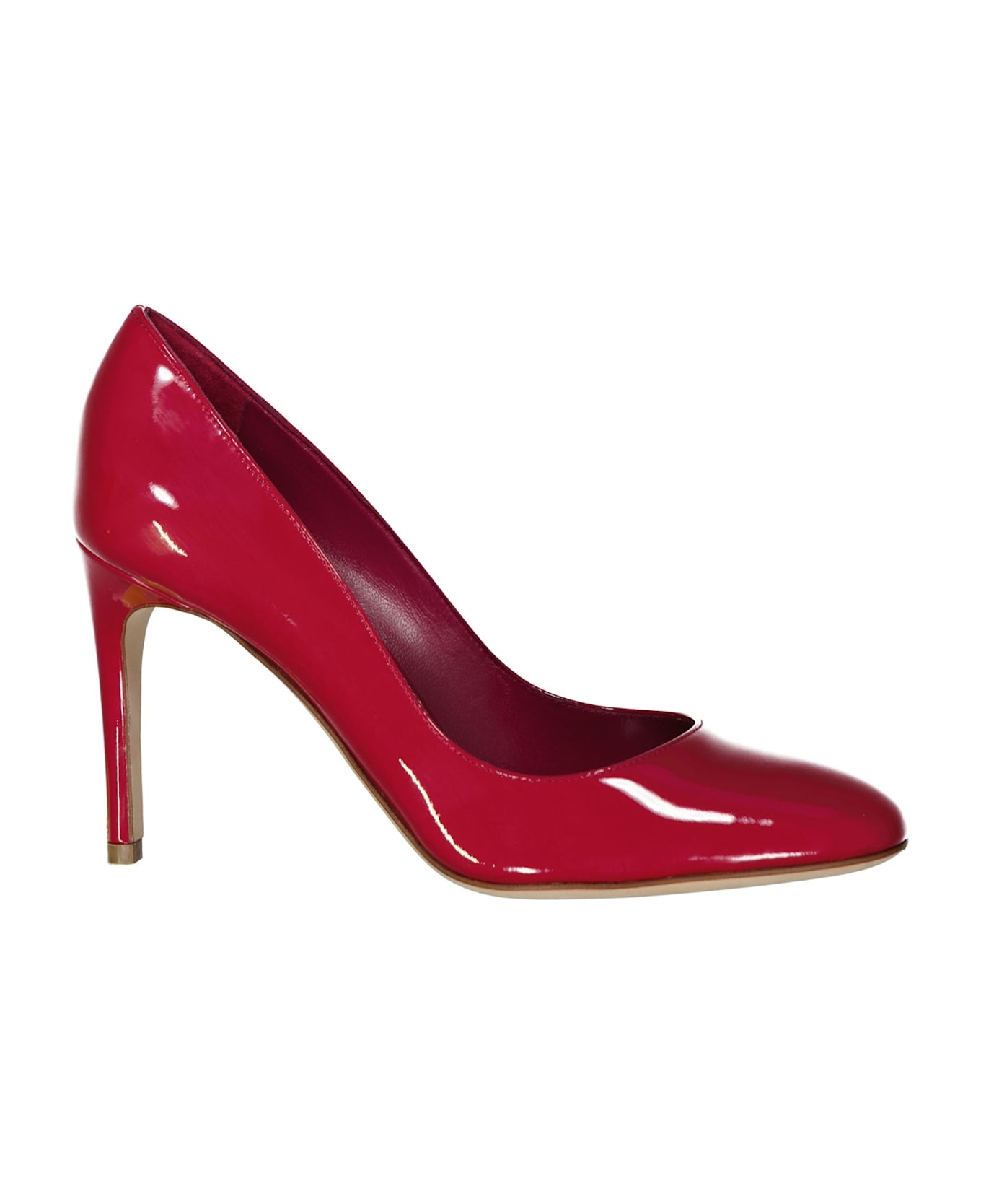 Sergio Rossi Leather Pumps - Red