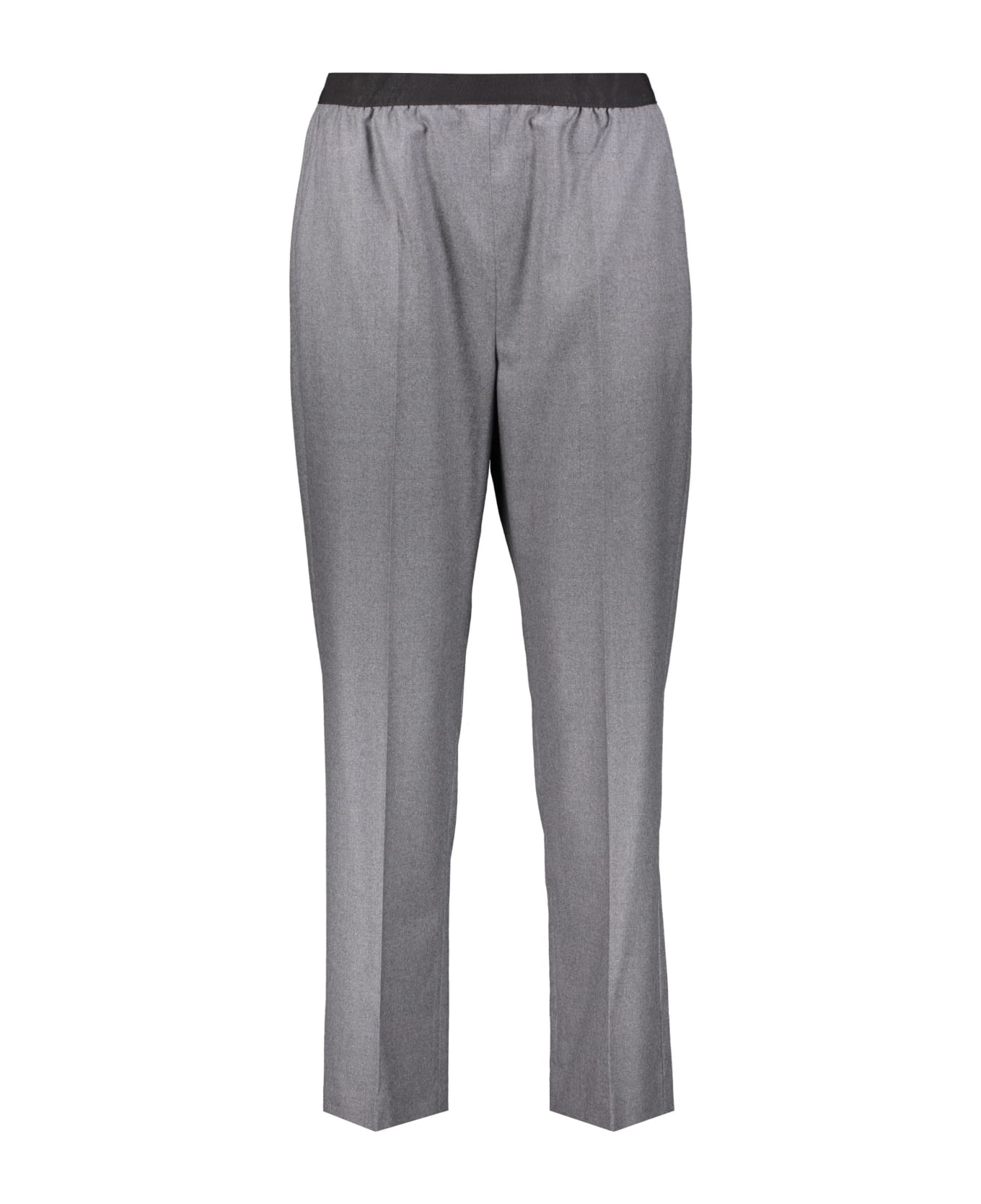 Agnona Wool Trousers - grey