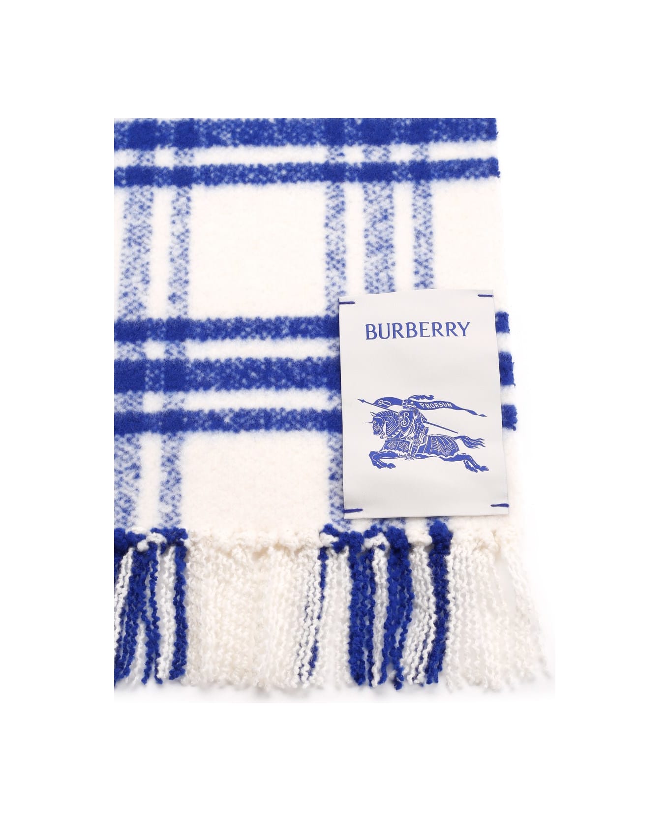 Burberry Brushed Wool Scarf - Multicolor