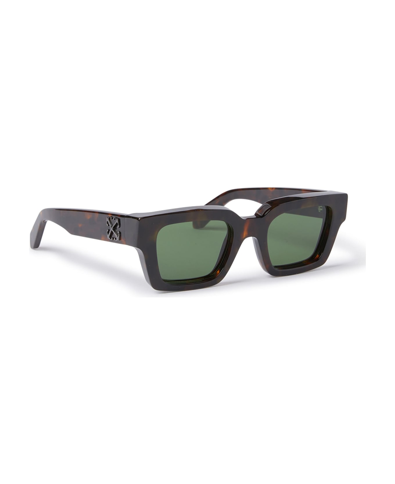 Off-White Virgil - Havana / Green Sunglasses - Havana