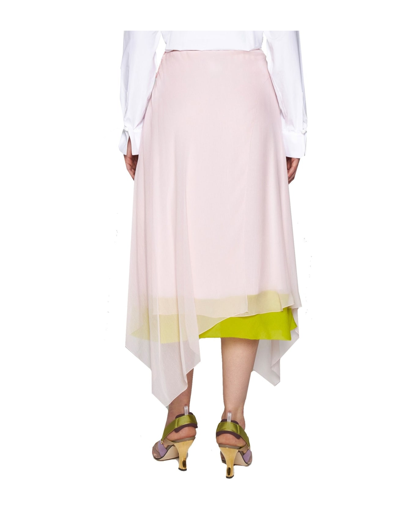Fendi Silk Skirt - Pink スカート