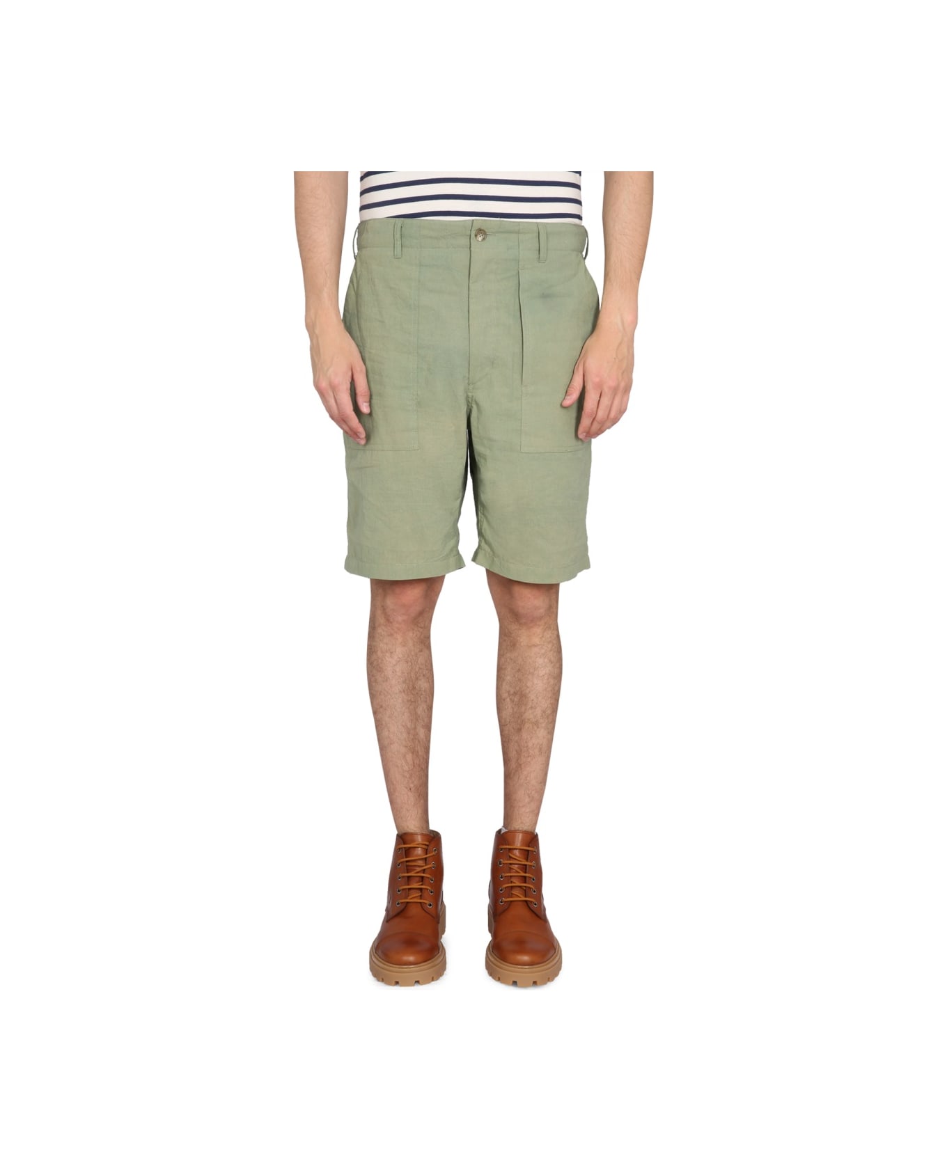 Engineered Garments Bermuda Fatigue - GREEN