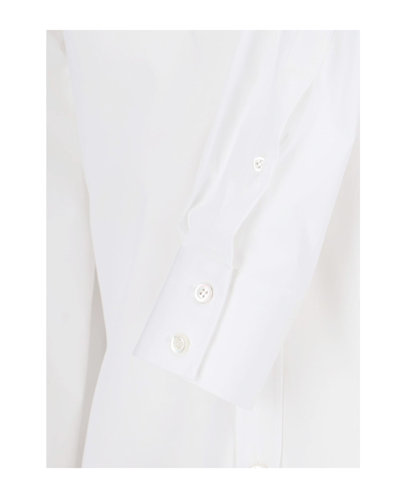 Alexander McQueen Shirt With 
harness
 Arrow - Opticalwhite