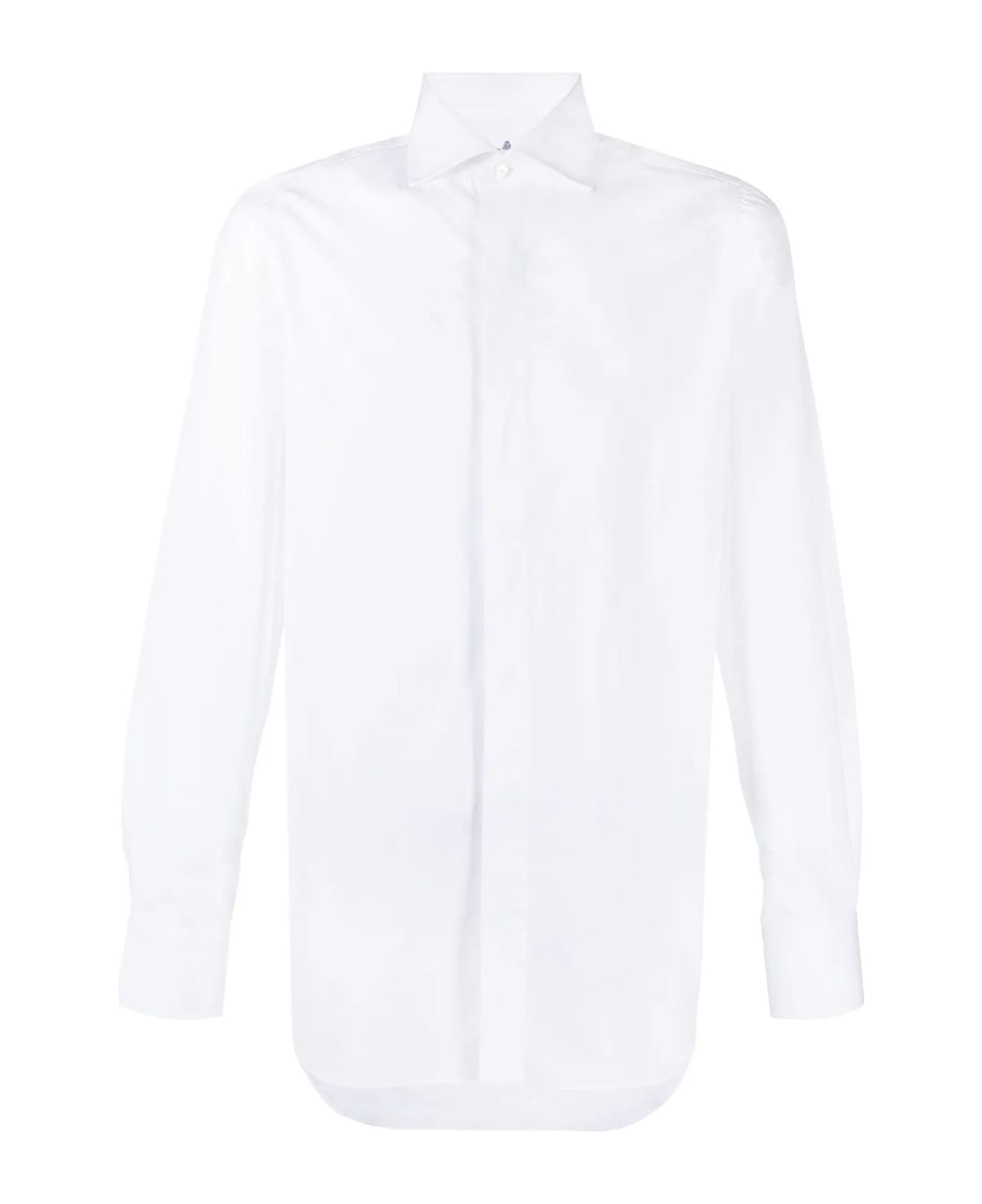 Finamore White Cotton Shirt - White