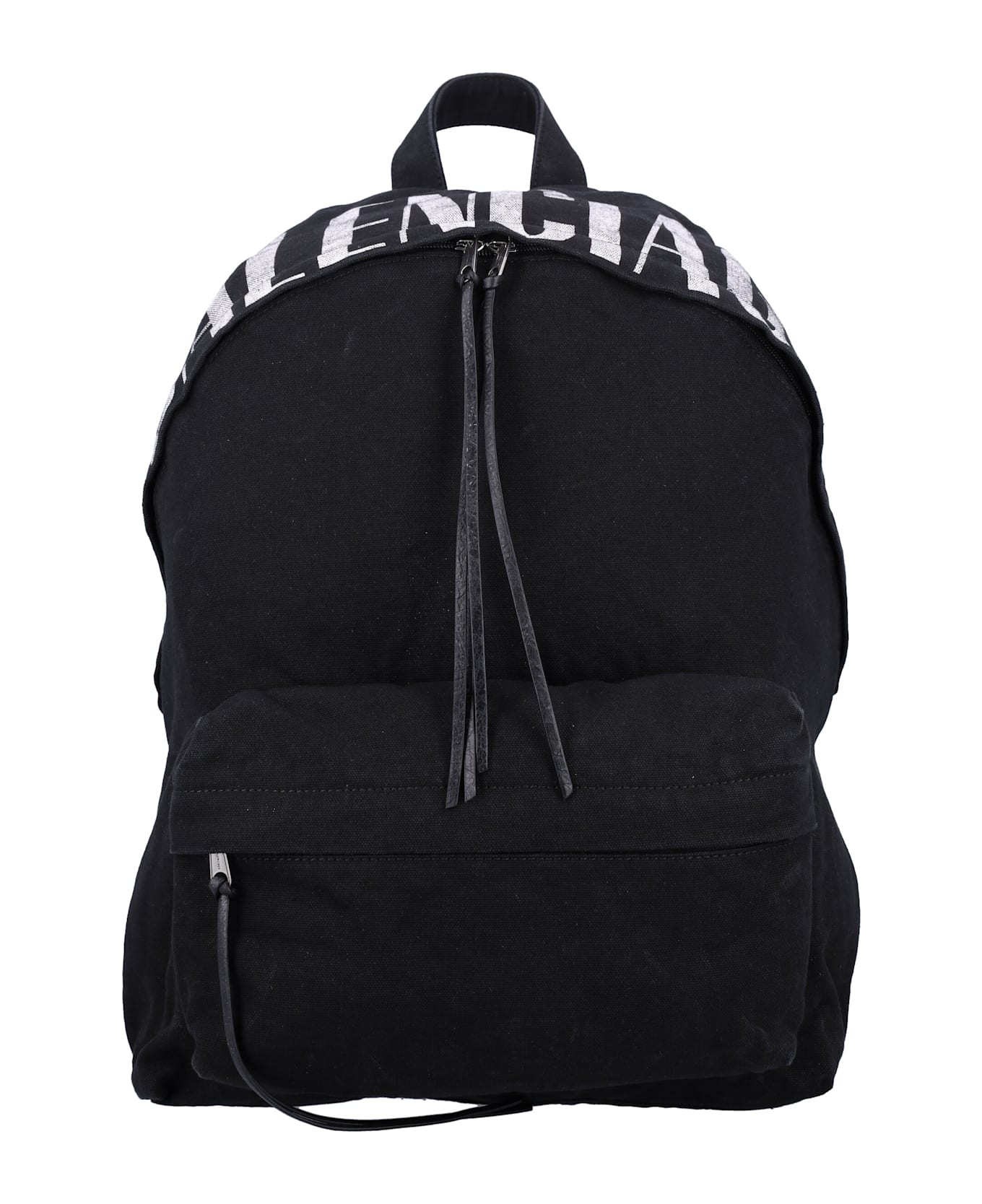 Balenciaga Editor Backpack - BLACK/L WHITE