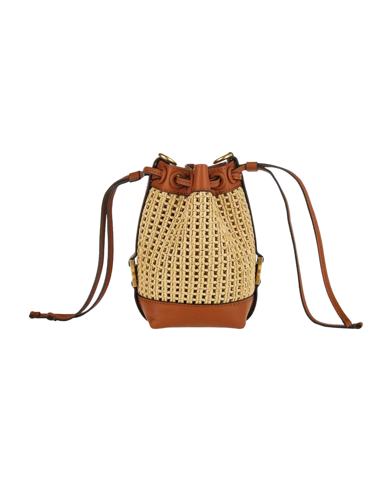 Chloé Marcie Bucket Bag In Tan - Brown