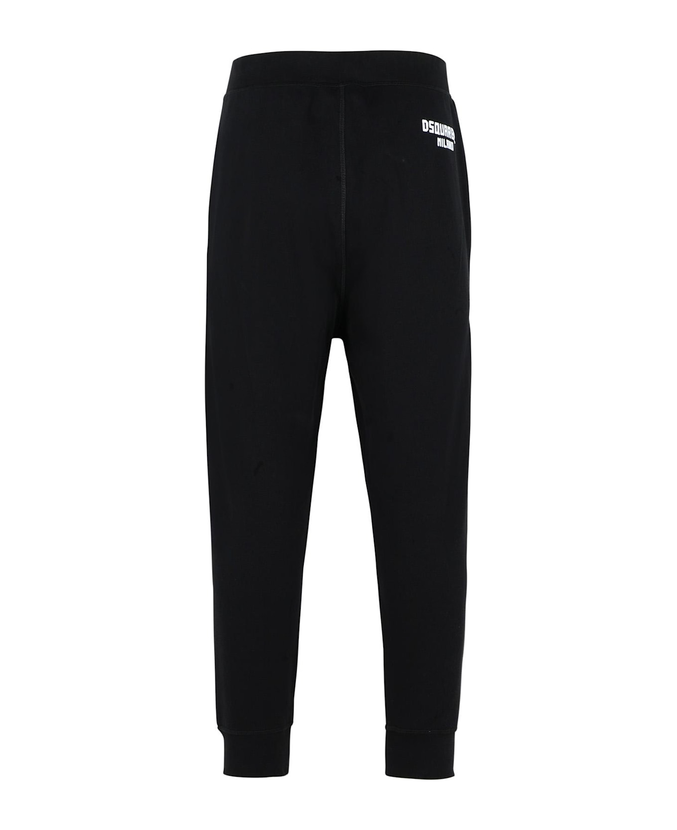 Dsquared2 Relaxed' Black Cotton Pants - Black