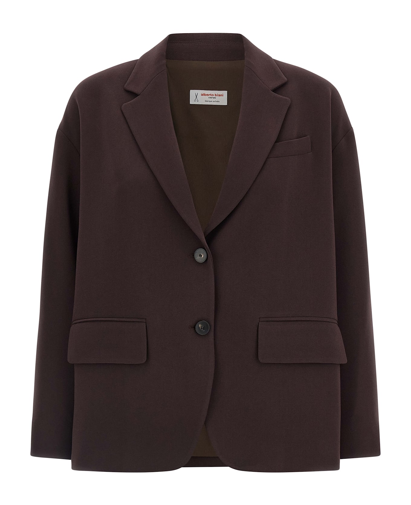 Alberto Biani Two-button Blazer - Brown
