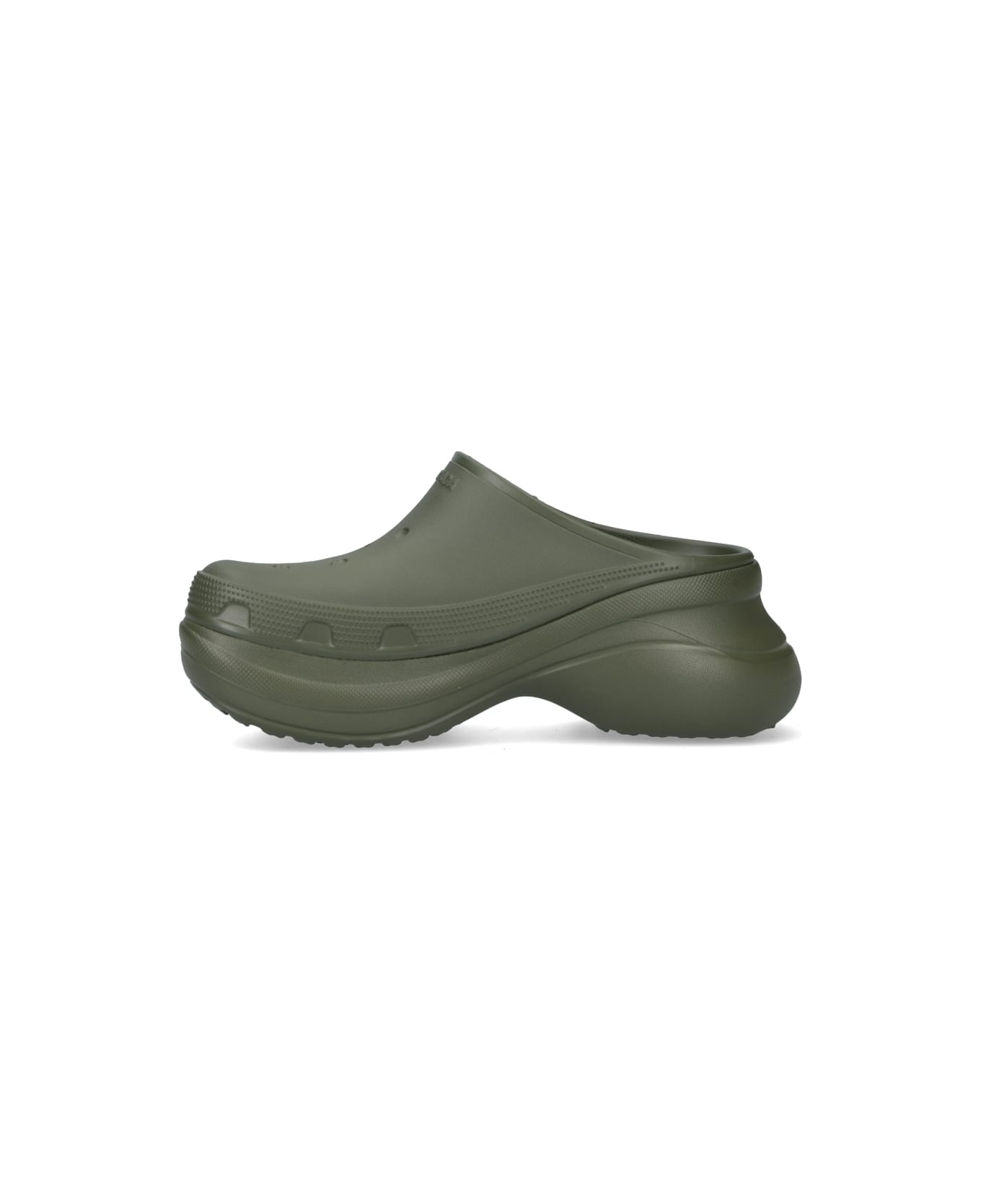 Balenciaga X Crocs Rubber Sandals - Green