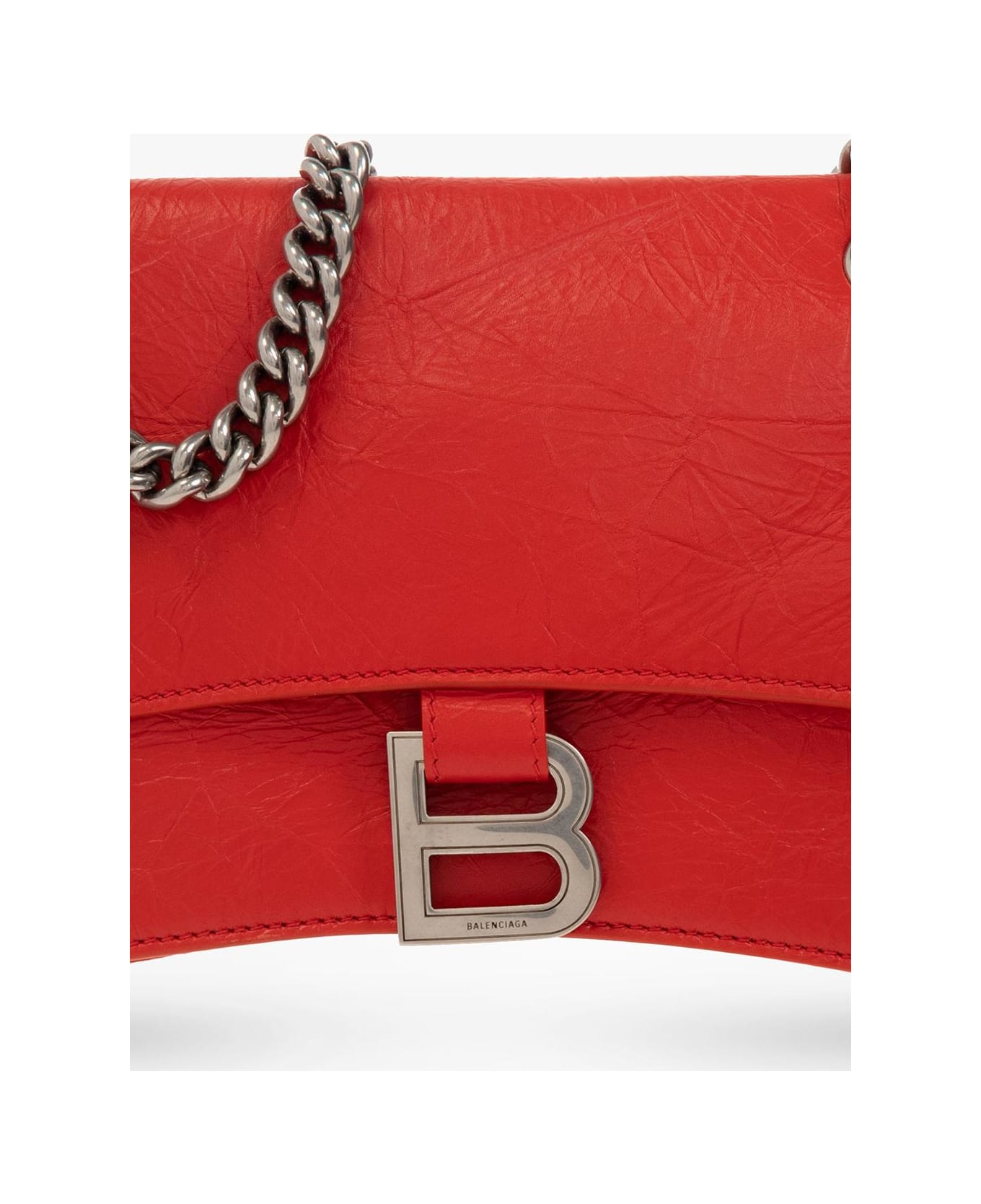 Balenciaga 'crush Small' Shoulder Bag - Rosso
