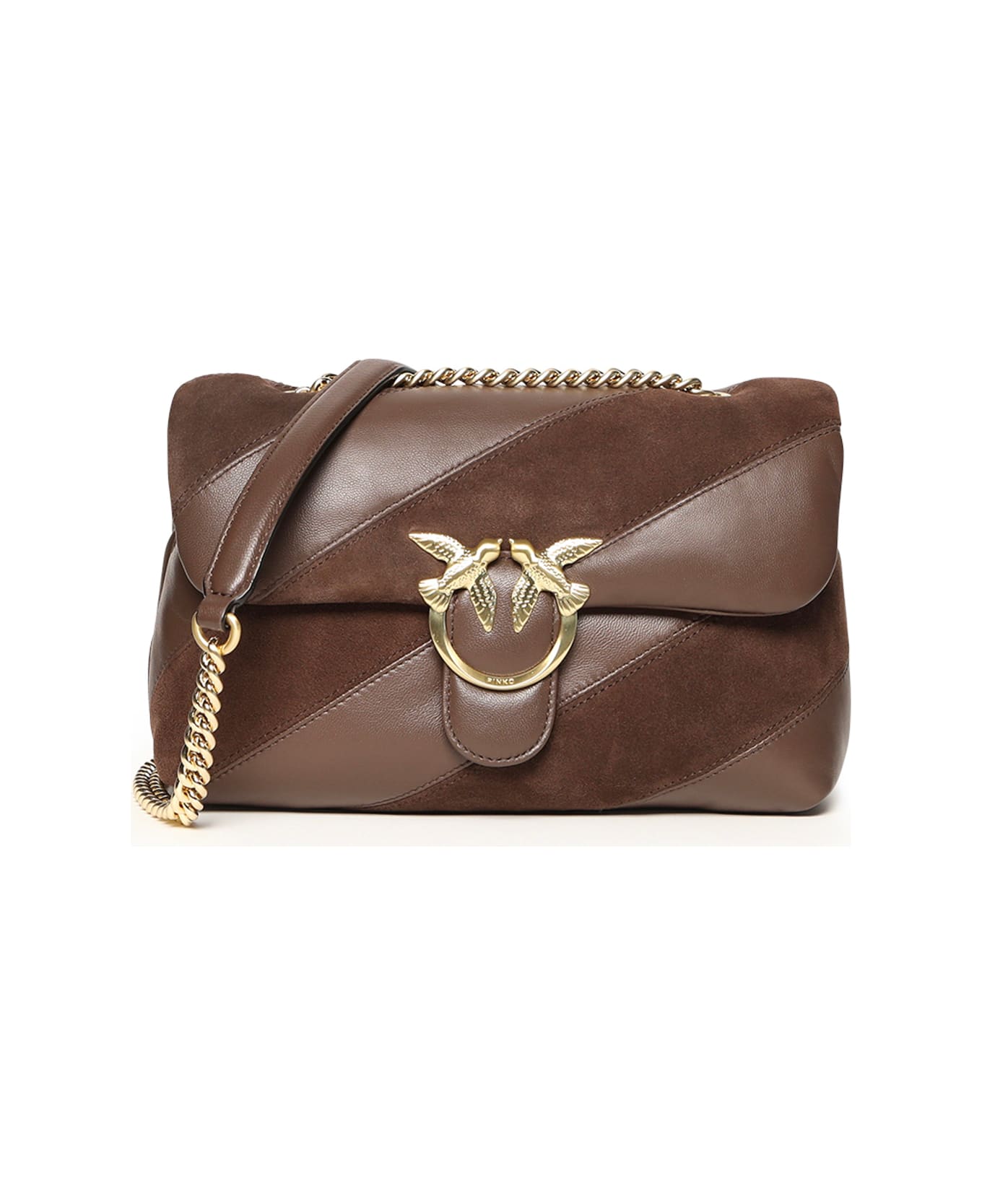 Pinko Classic Love Bag Puff Shoulder Bag - Brown