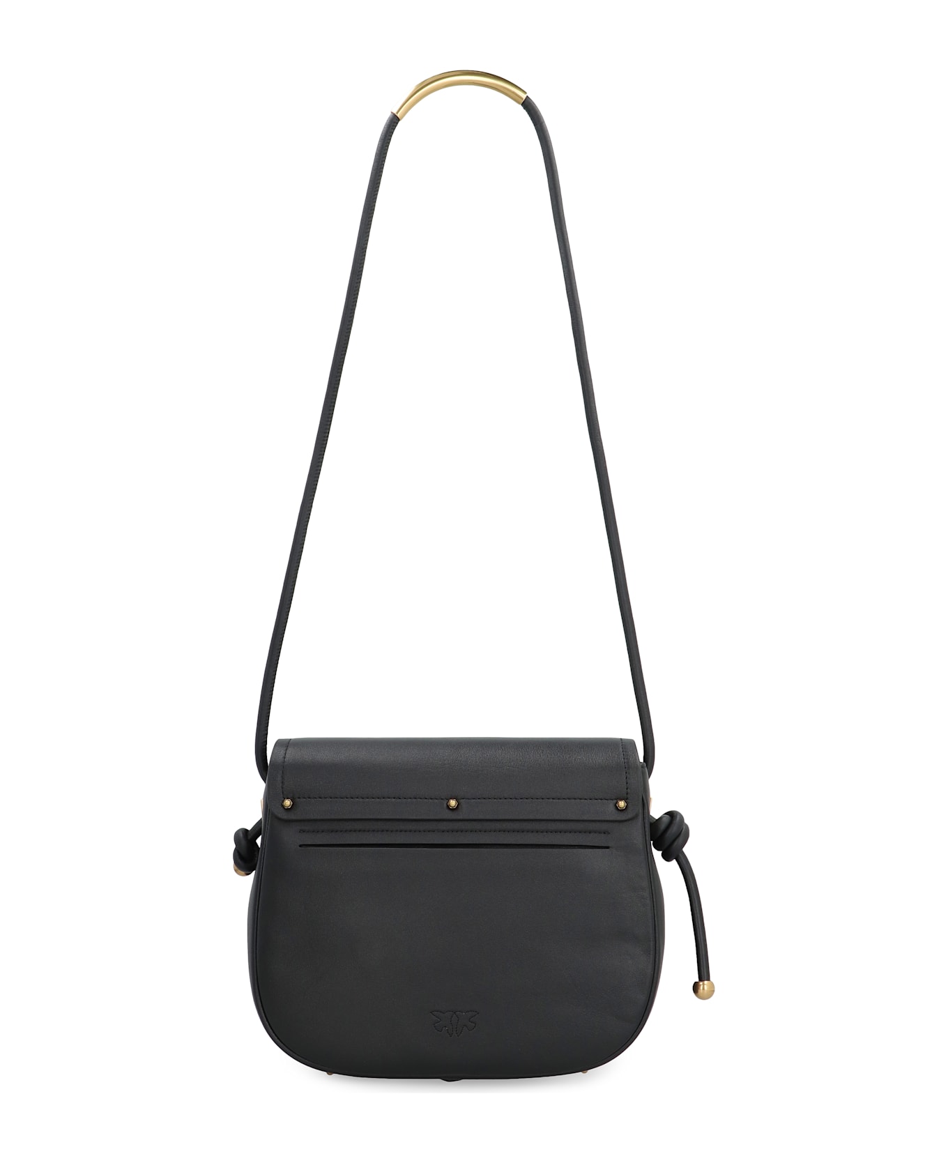 Pinko Leather Crossbody Bag - black