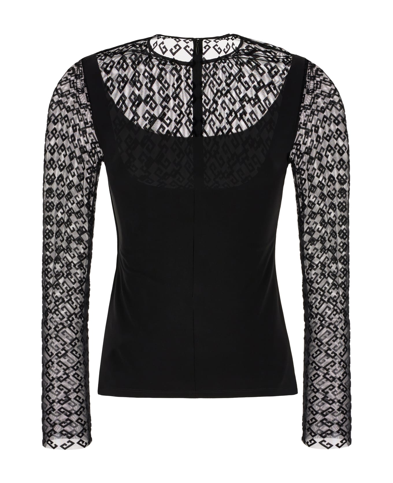 Givenchy Black Viscose Top - BLACK