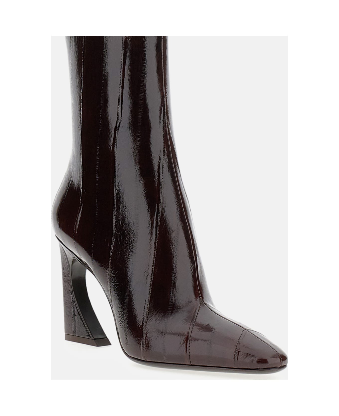 Fendi Bootie Anguilla Lucida - Brown ブーツ