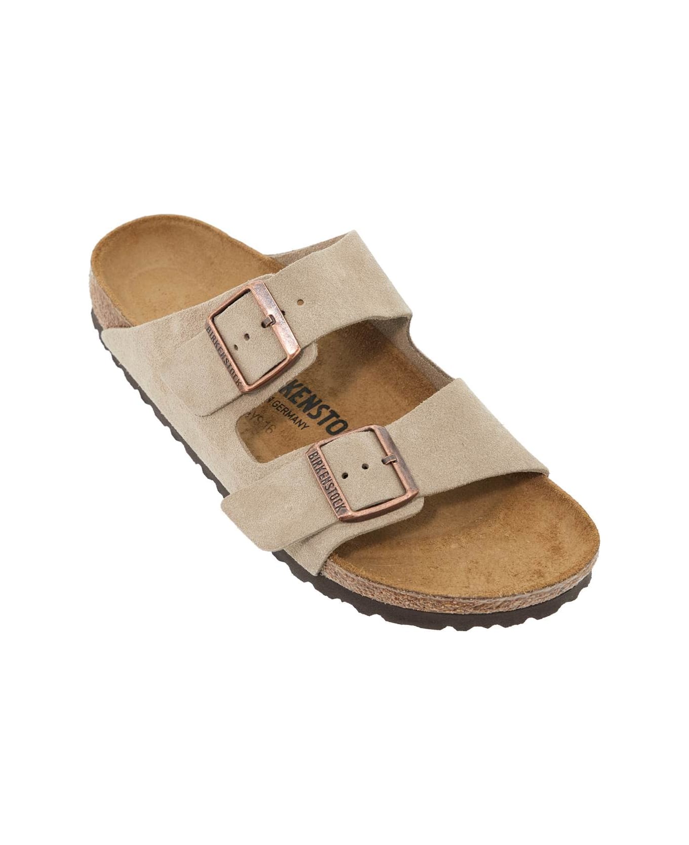 Birkenstock Arizona Slides Narrow Fit - Dove Grey