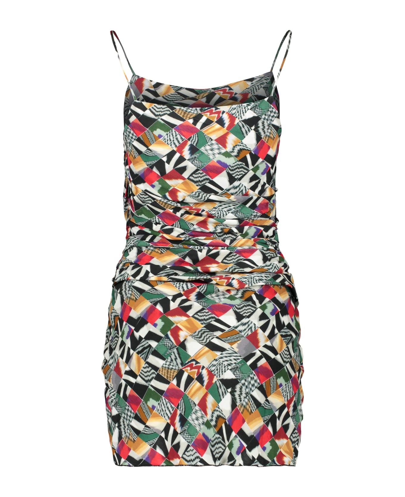 Missoni Gathered Printed Dress - Multicolor