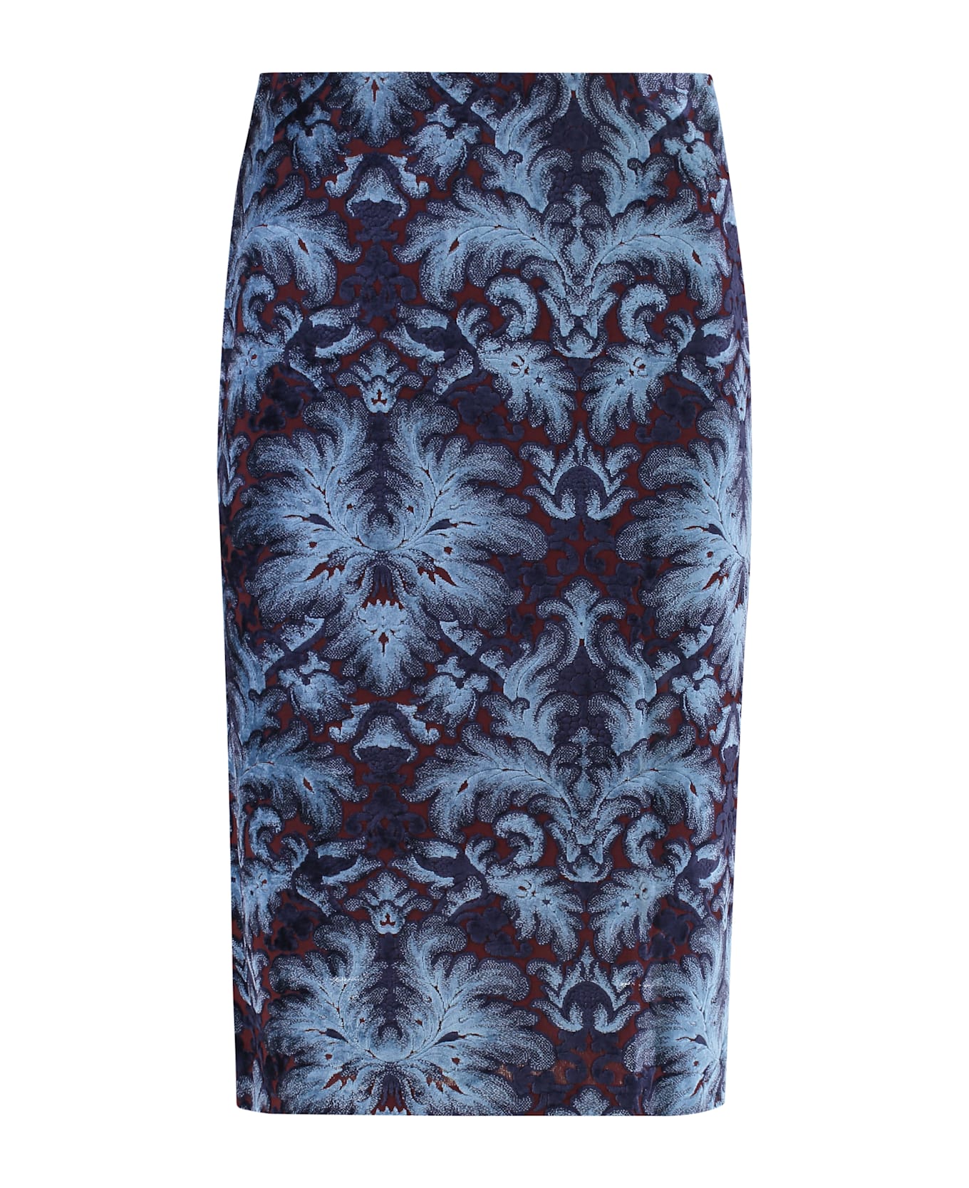 Etro Velvet Skirt - blue スカート