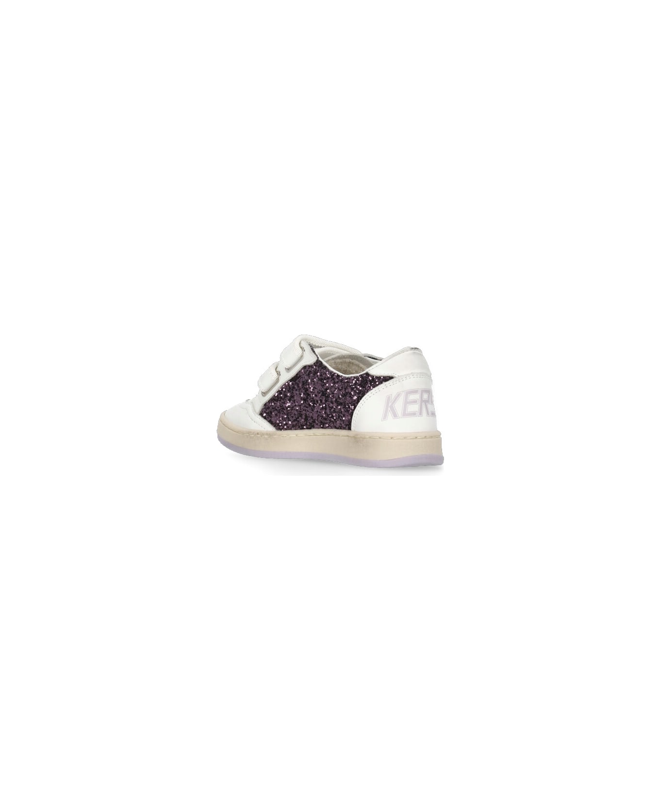 Golden Goose Ball Star Strap Sneakers - Purple